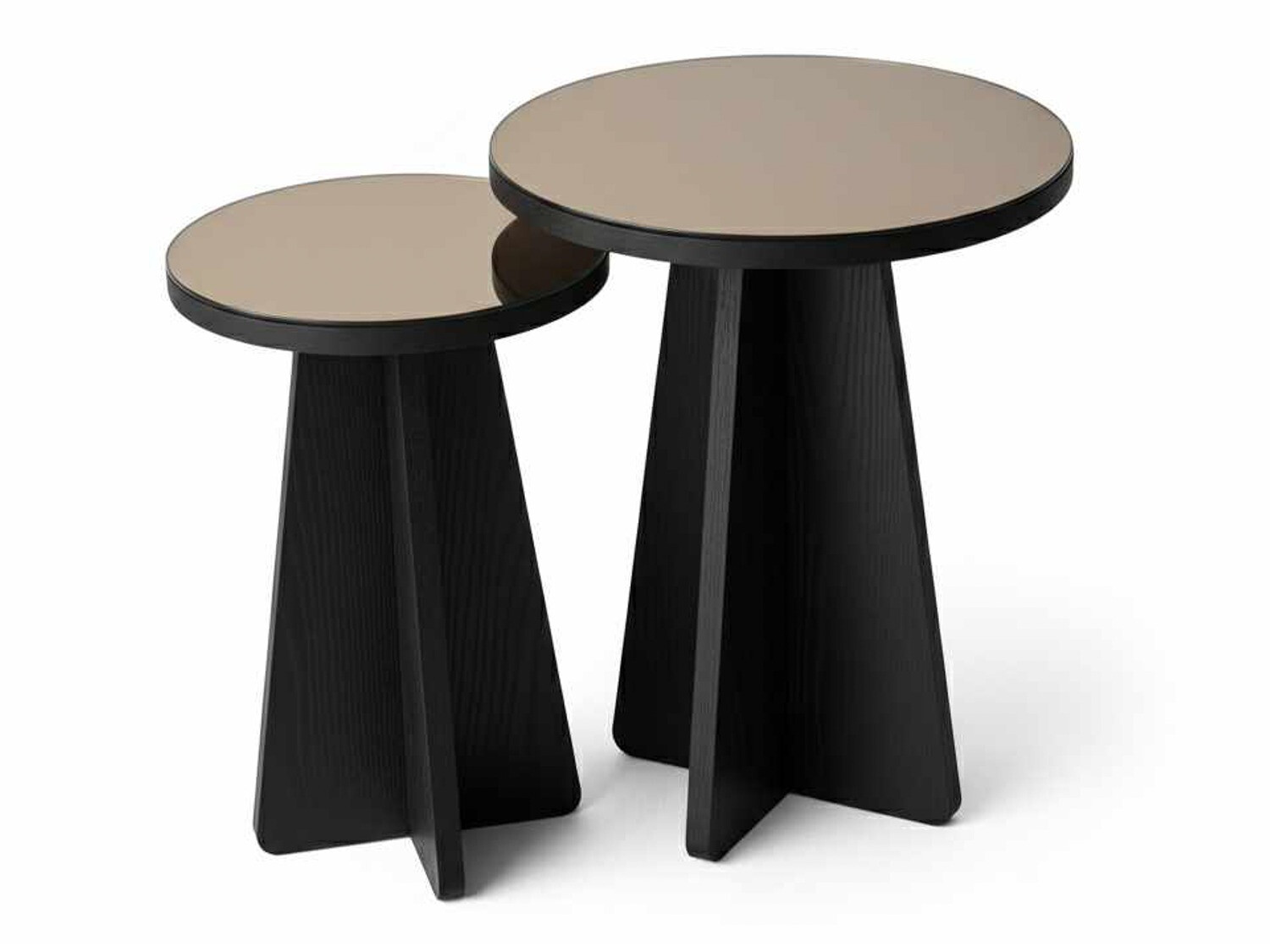 Set pomoćnih stočića Kailua 2821 (Crno)