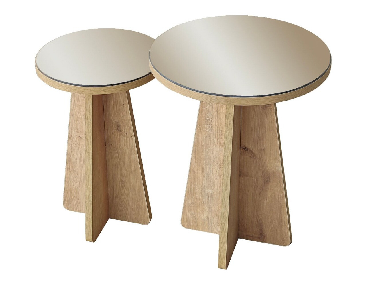 Set pomoćnih stočića Kailua 2821 (Hrast)