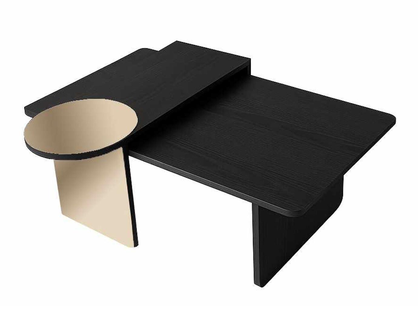 Set stočića za kafu Kailua 2822 (Crno)