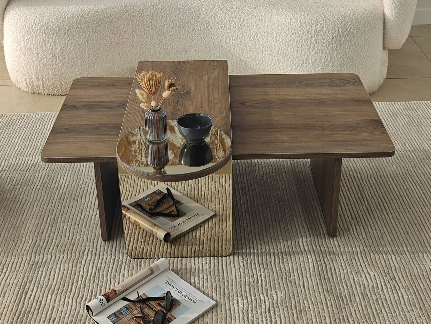 Set stočića za kafu Kailua 2822 (Orah)