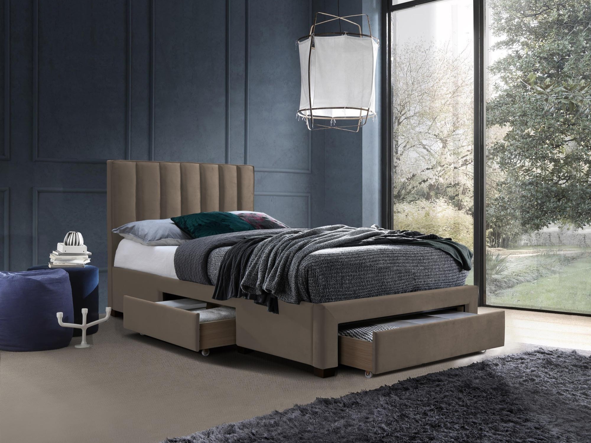 Krevet Houston Fides (Taupe)