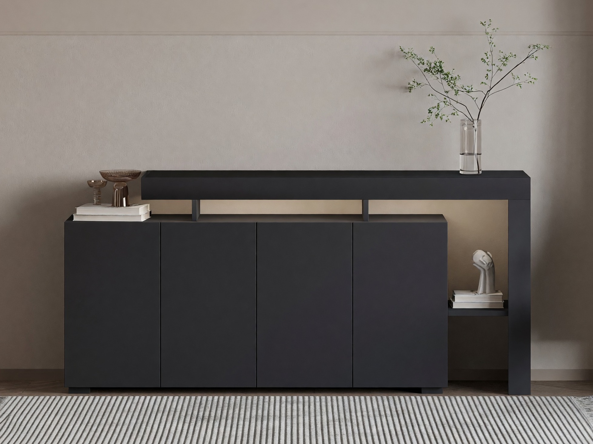 Ormarić Kailua 2825 (Antracit)