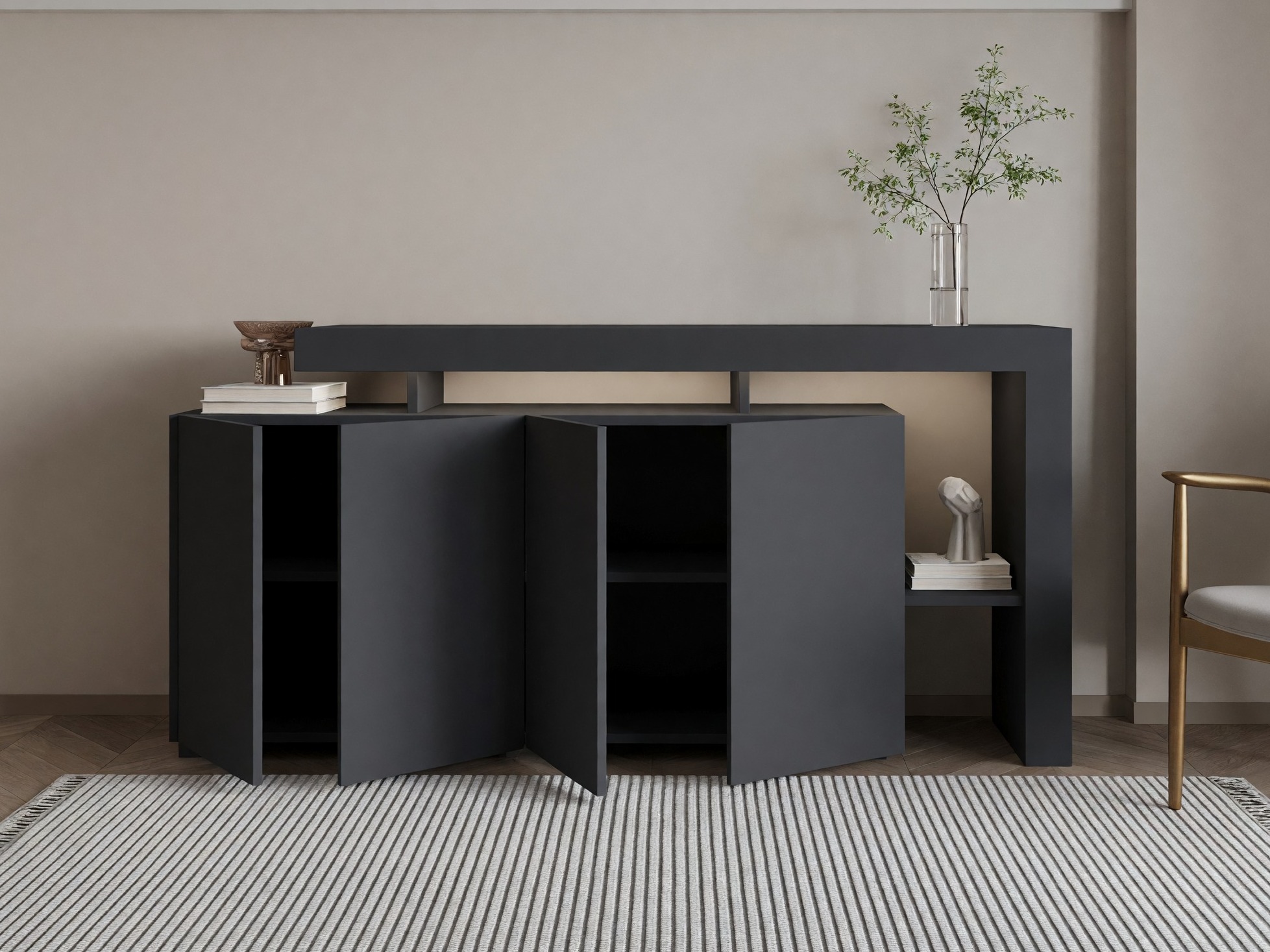 Ormarić Kailua 2825 (Antracit)