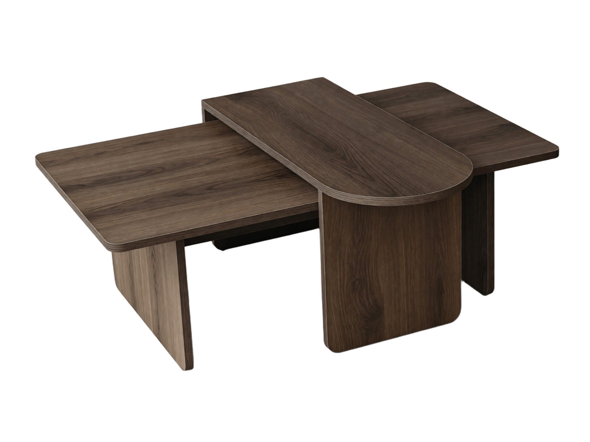 Set stočića za kafu Kailua 2824 (Orah)