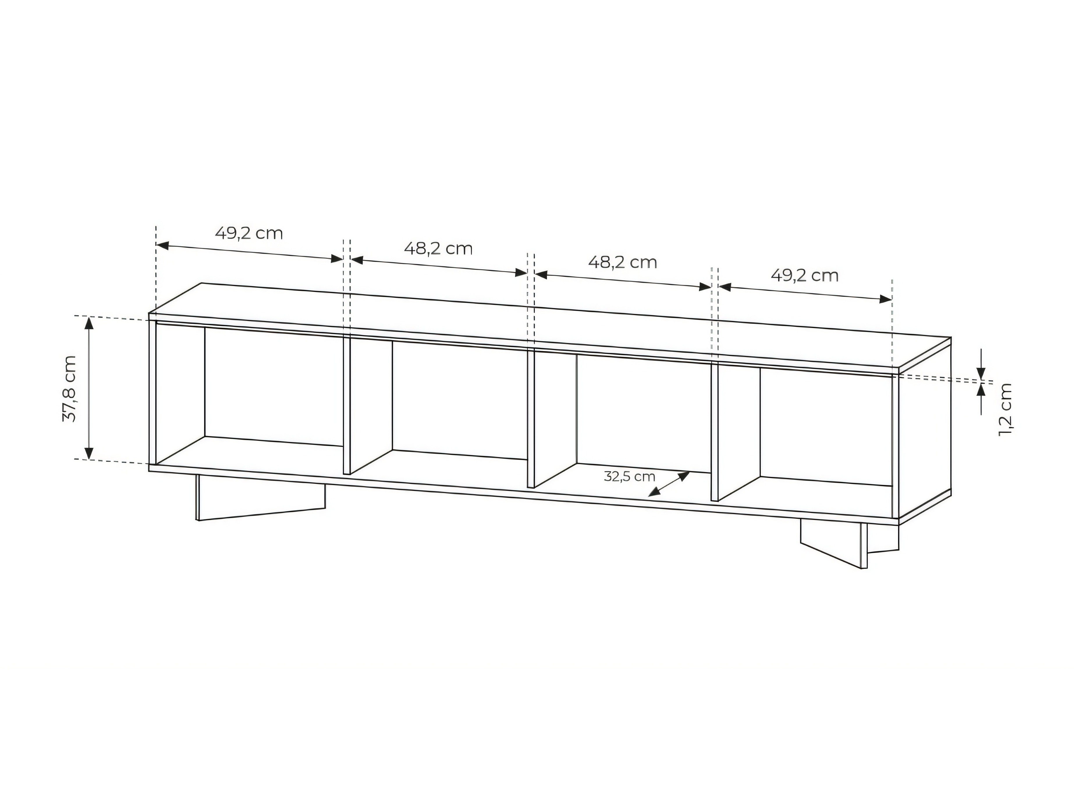 TV komoda Nufela 104