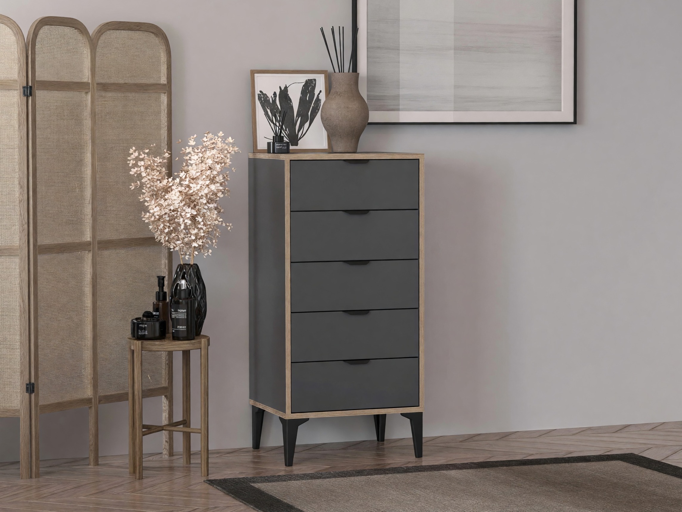Komoda Elbtalu 107 (Antracit)