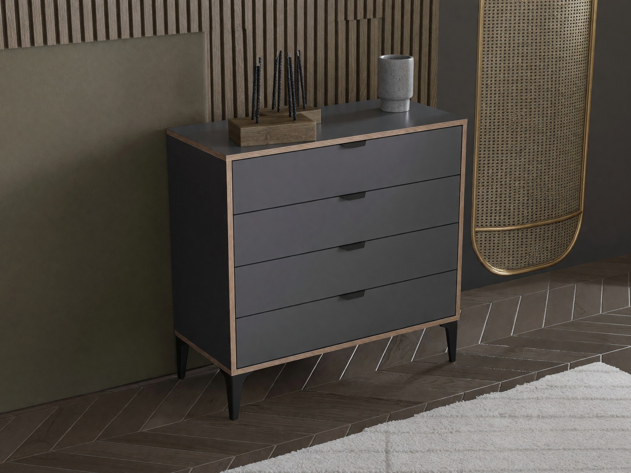 Komoda Elbtalu 108 (Antracit)