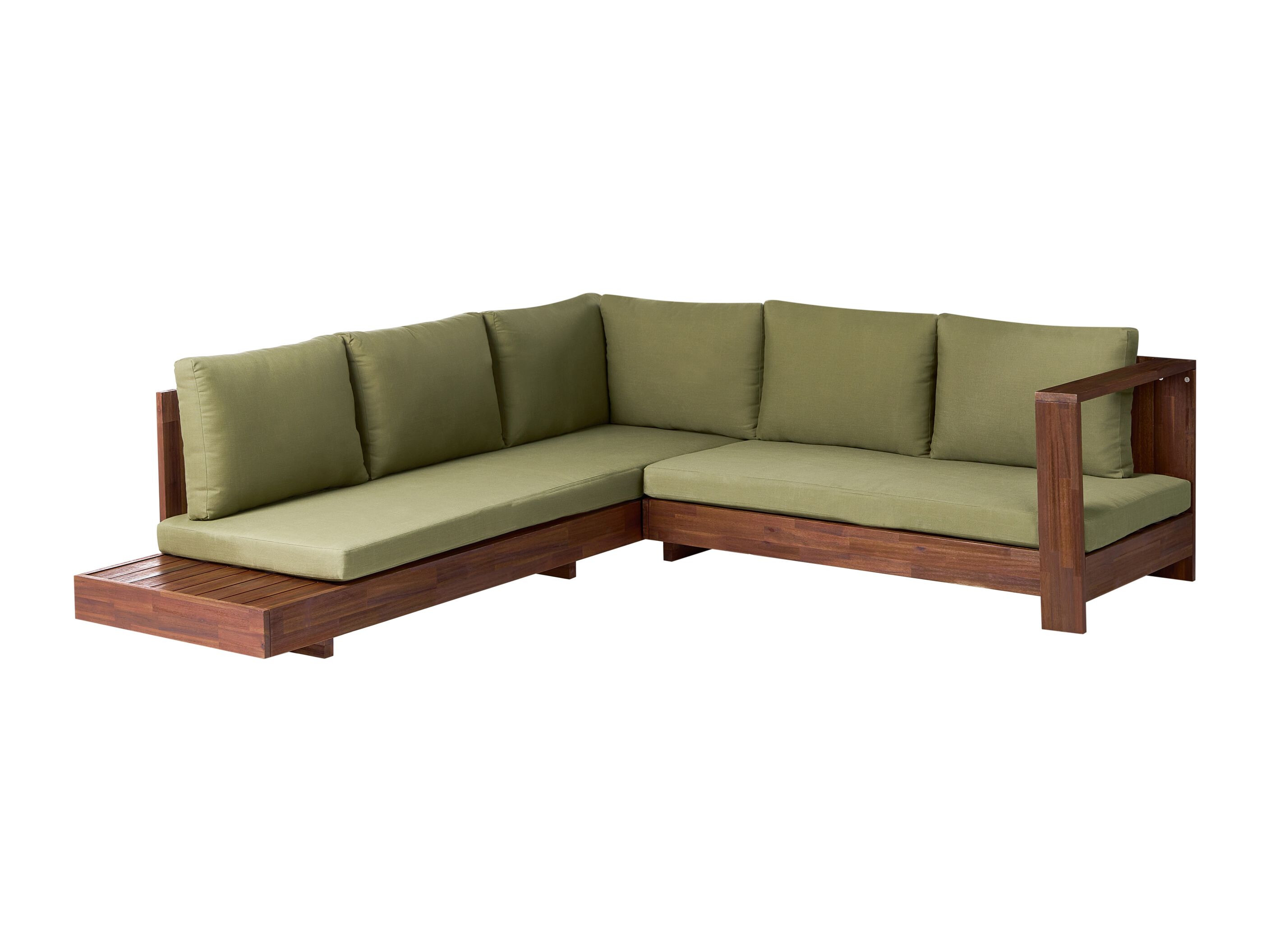 Baštenska sofa Berwyn 2548 (Zelena + Akacija)