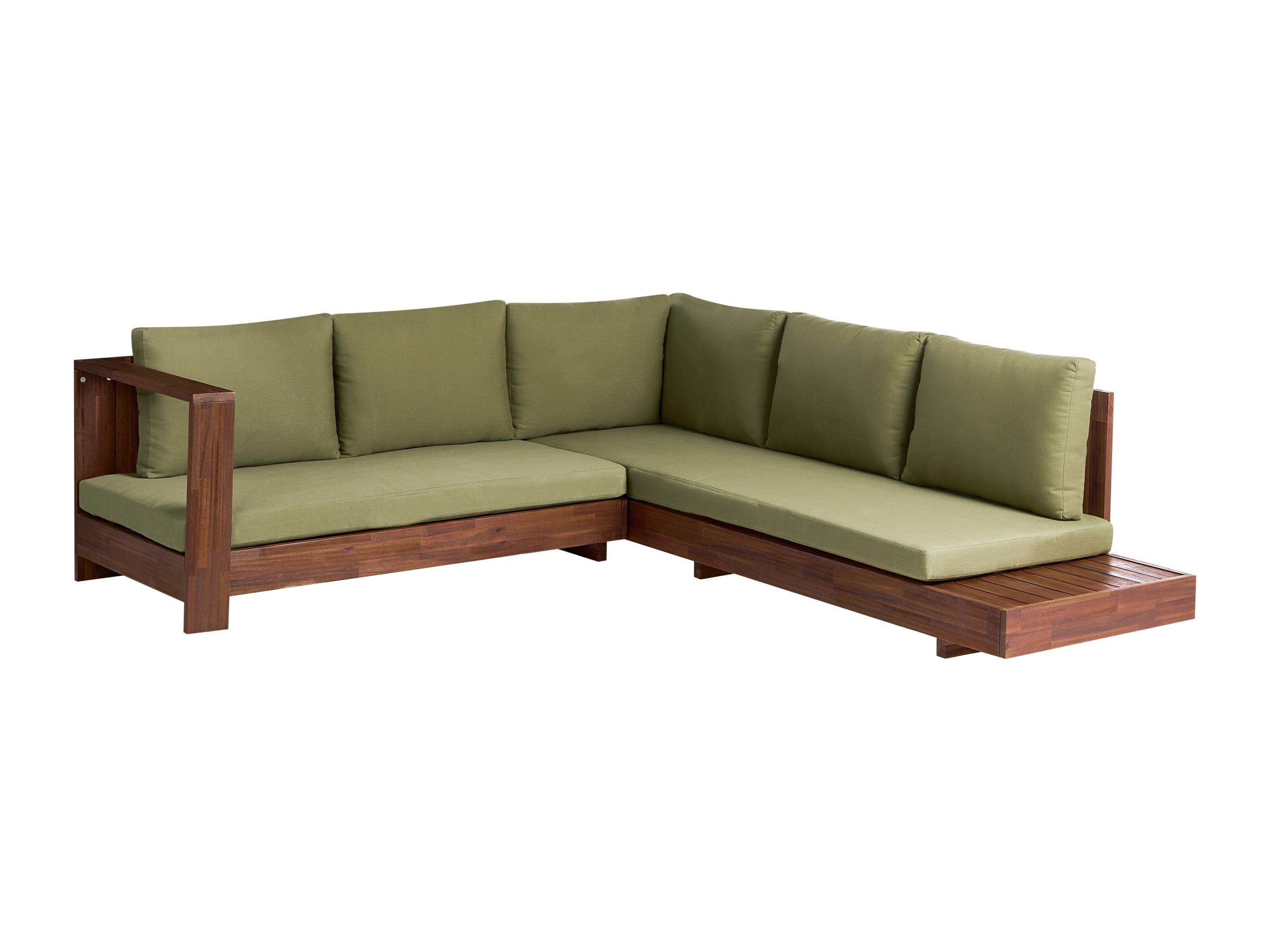 Baštenska sofa Berwyn 2548 (Zelena + Akacija)