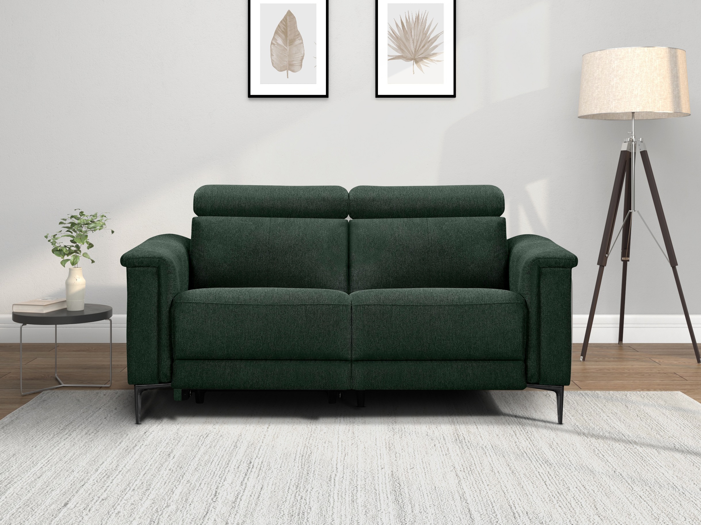 Relaks sofa Evamare 100 (Tamno zelena)