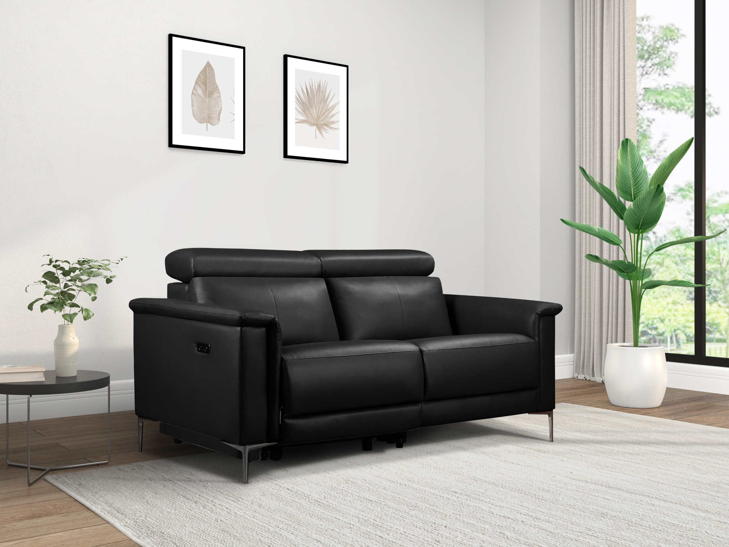Relaks sofa Evamare 107 (Crno)