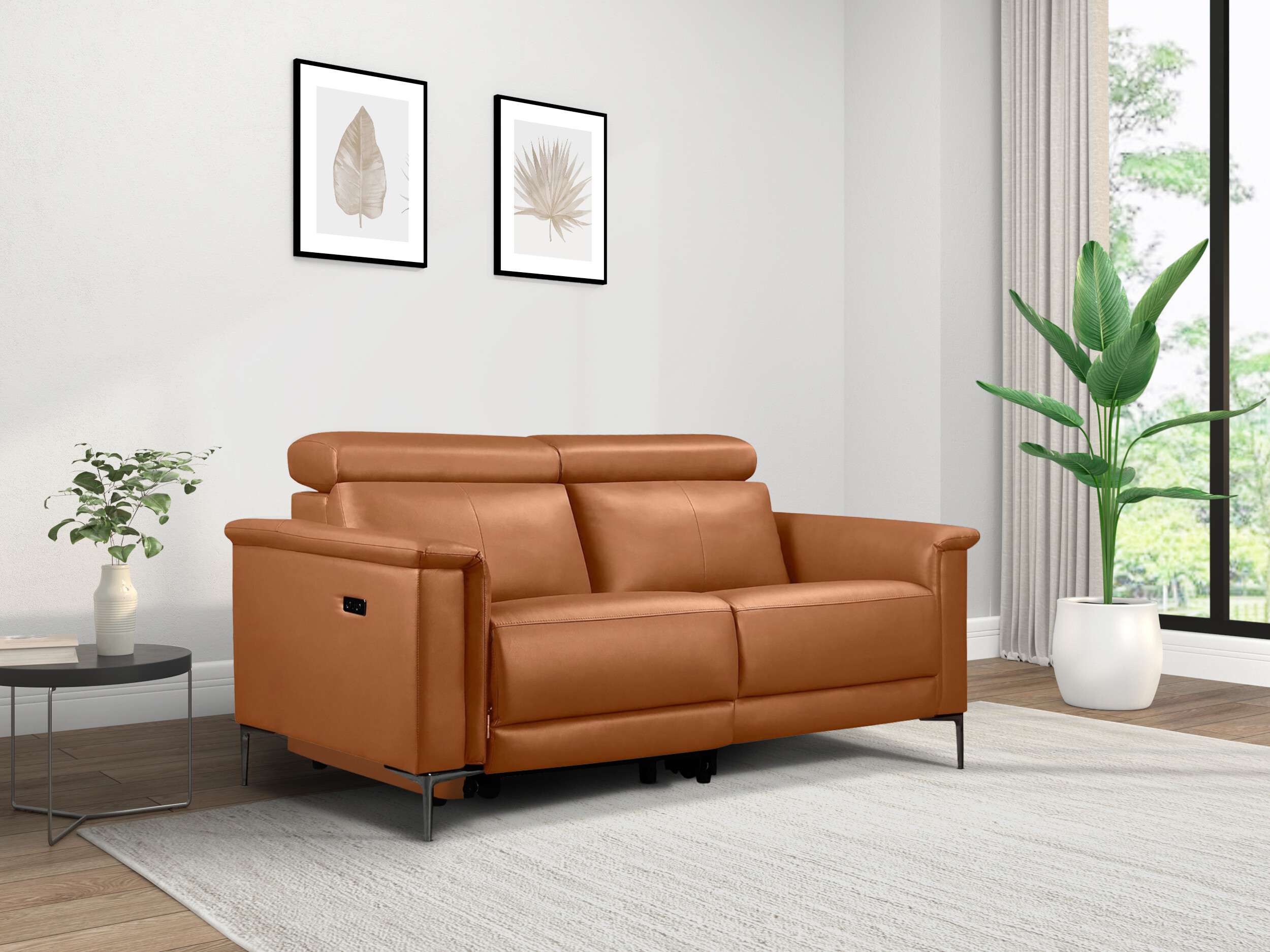 Relaks sofa Evamare 107 (Smeđa)