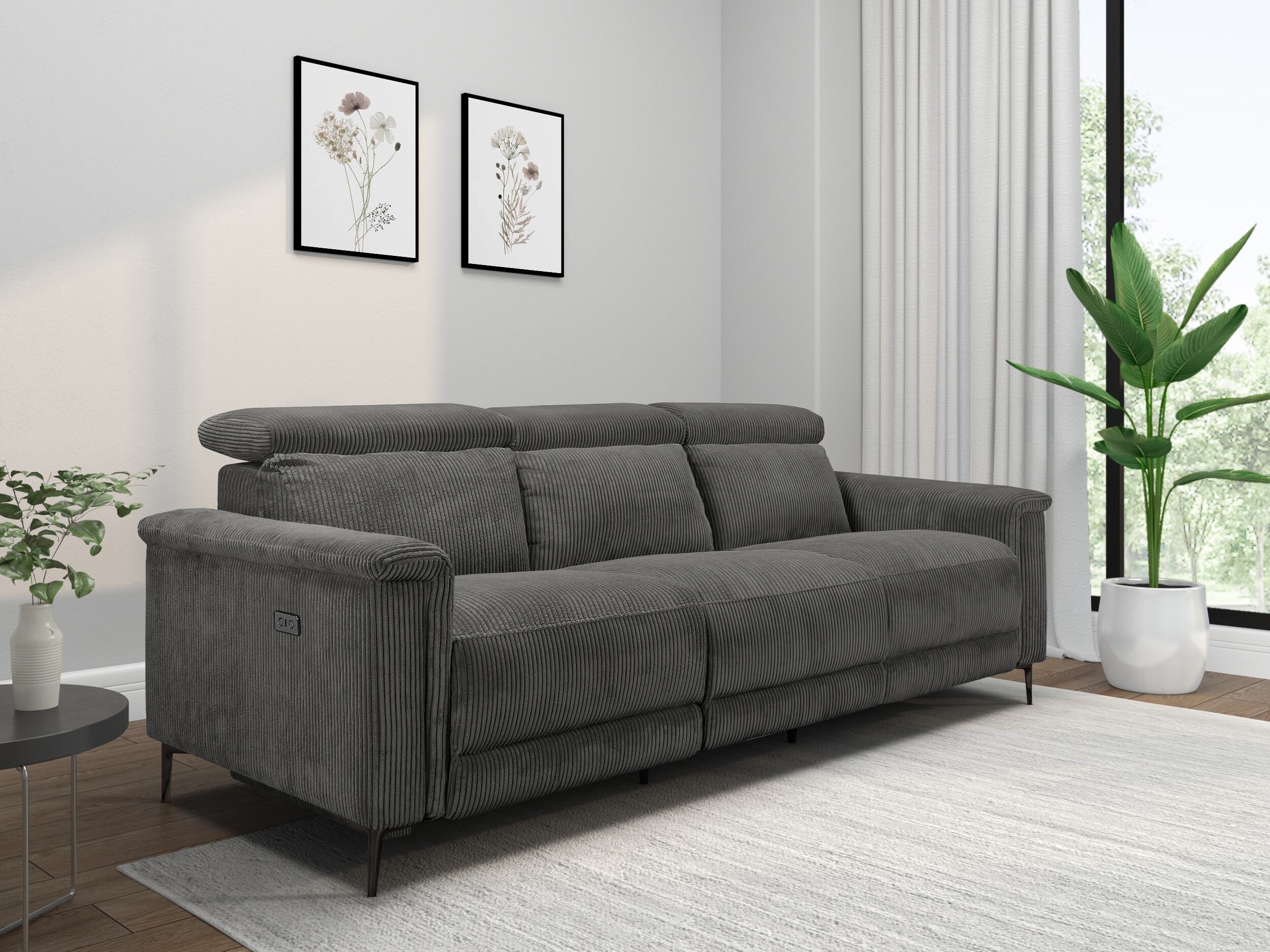 Relaks sofa Evamare 103 (Tamnosiva)