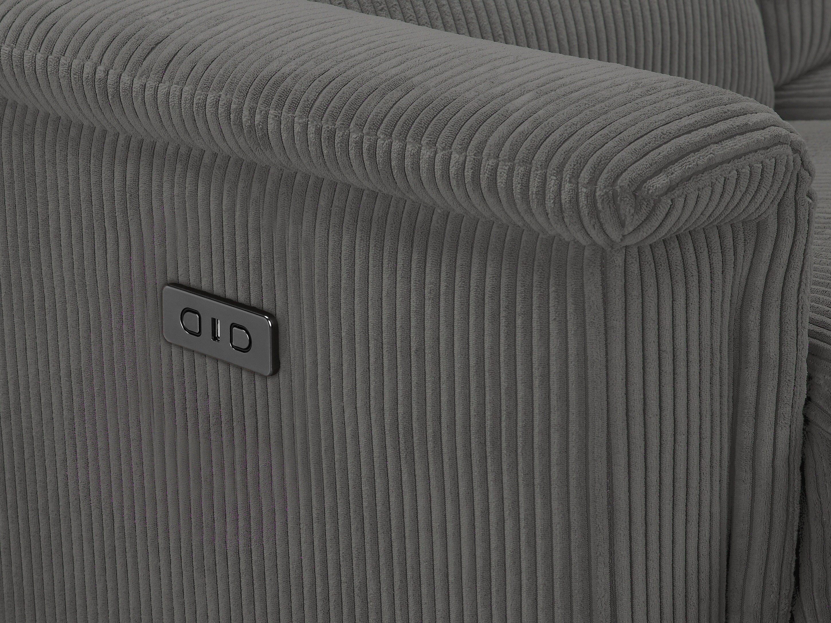 Relaks sofa Evamare 103 (Tamnosiva)