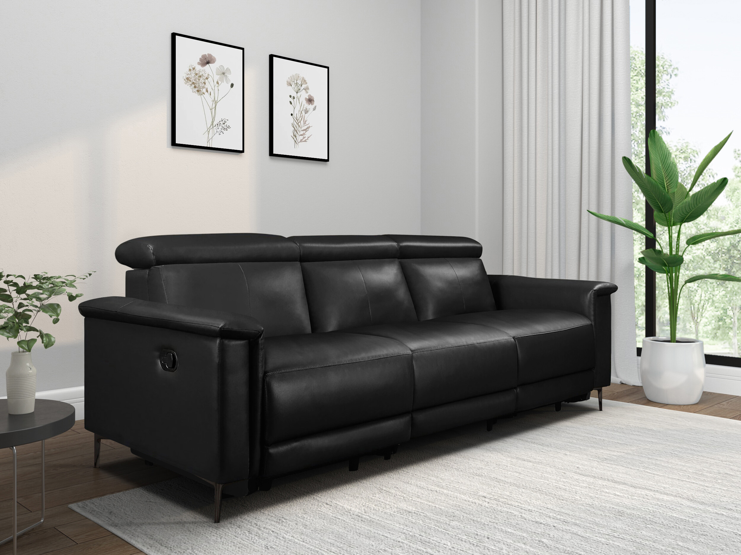 Relaks sofa Evamare 104 (Crno)