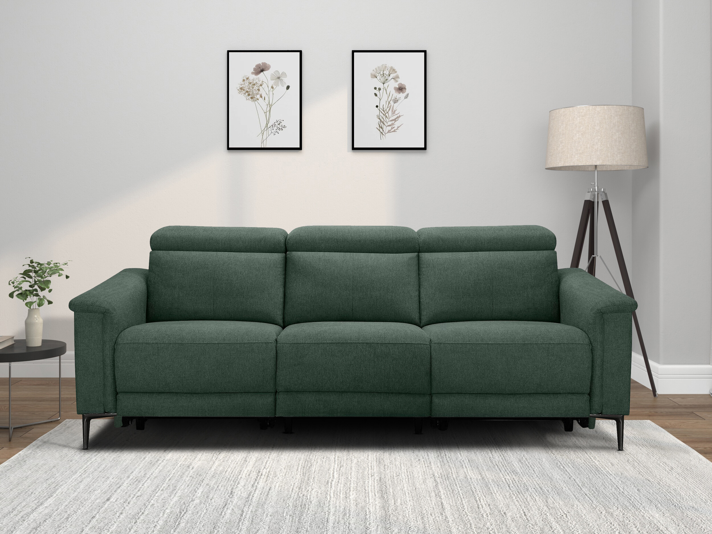 Relaks sofa Evamare 104 (Tamno zelena)