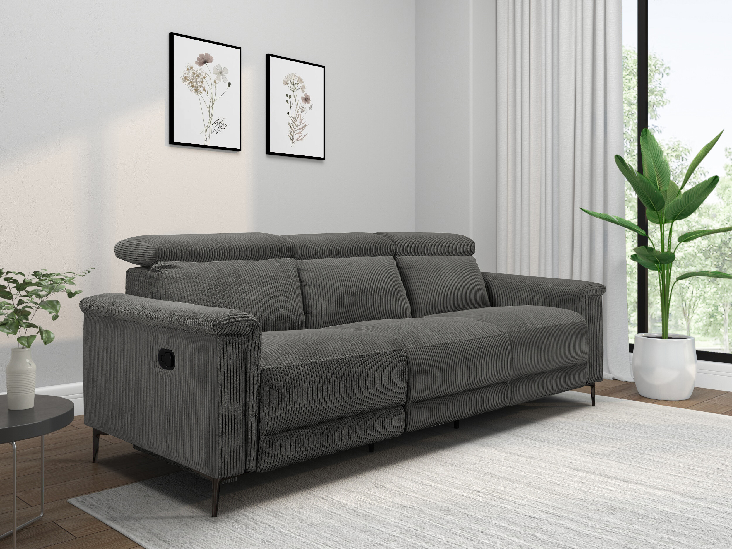Relaks sofa Evamare 104 (Tamnosiva)