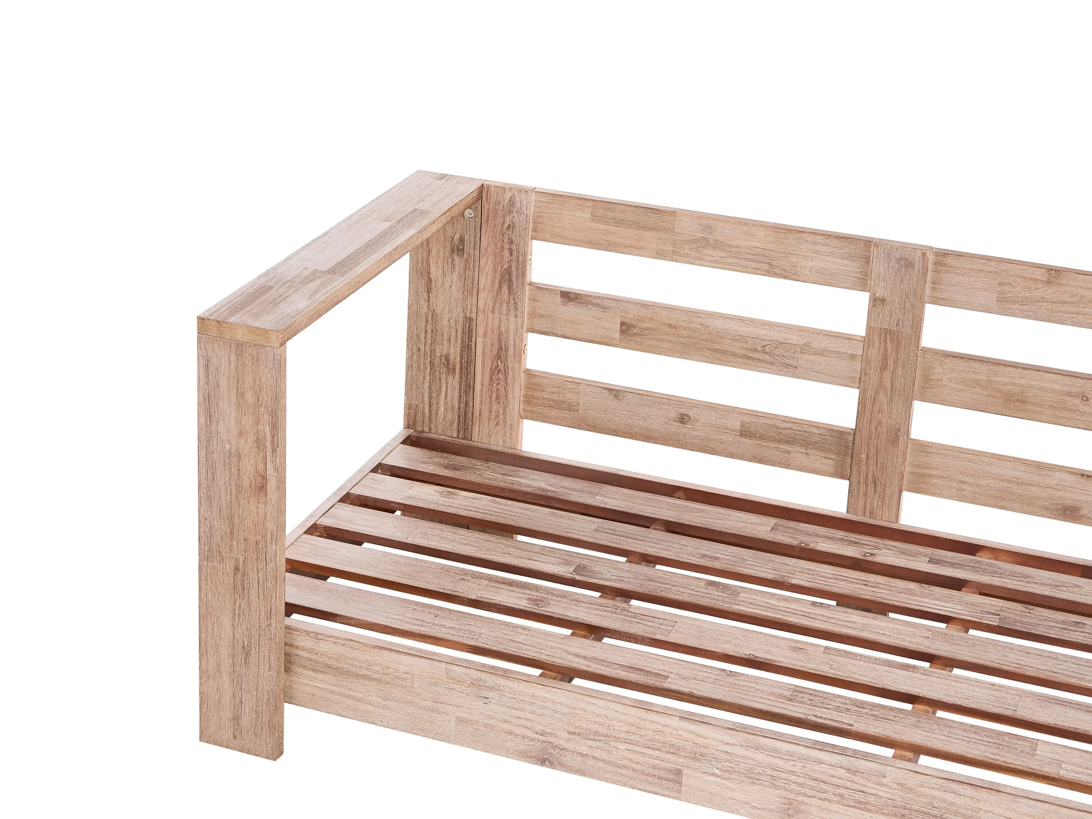 Baštenska sofa Berwyn 2548 (Crvena + Akacija)