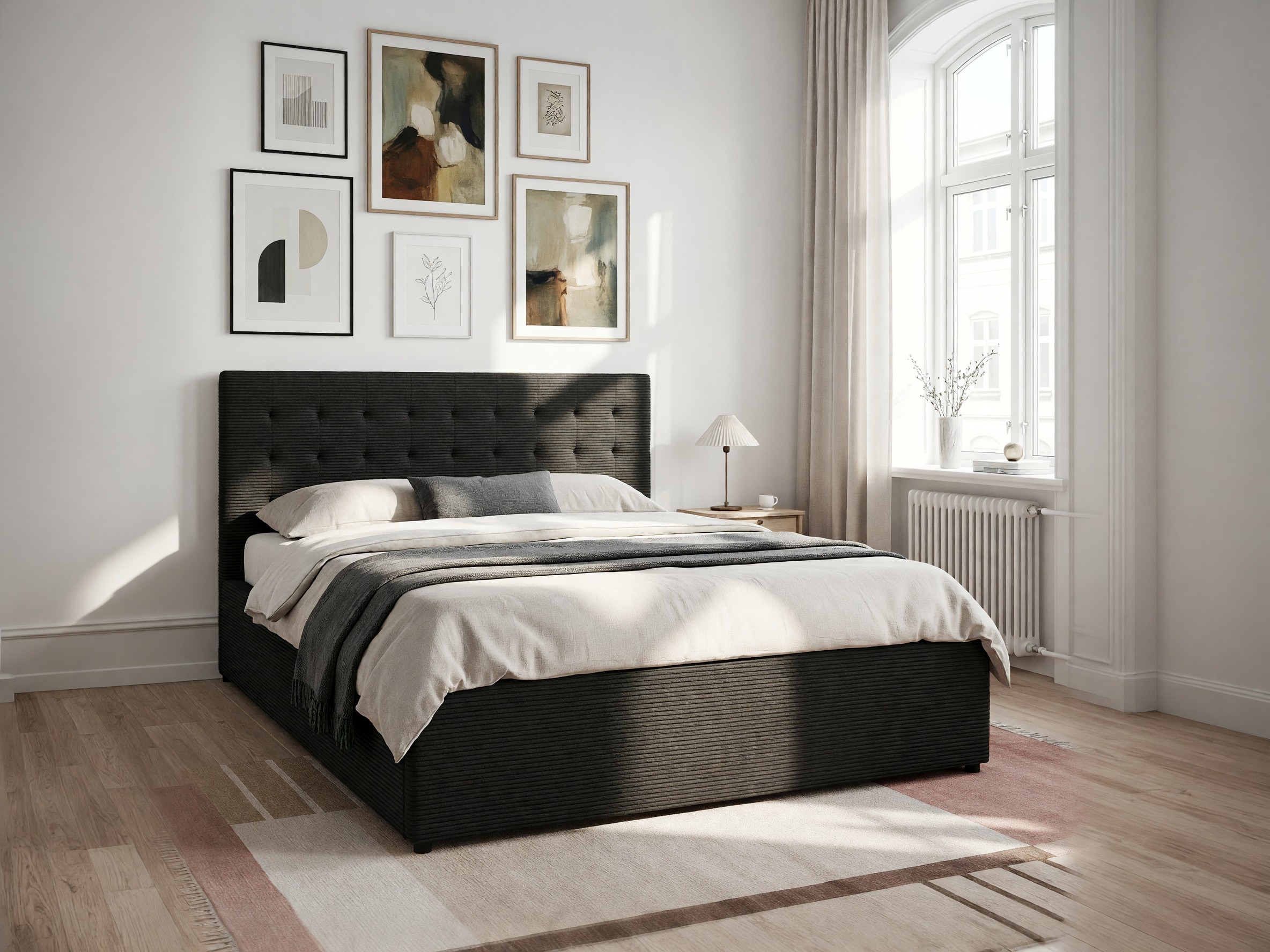 Krevet Denton 430 (Crno)
