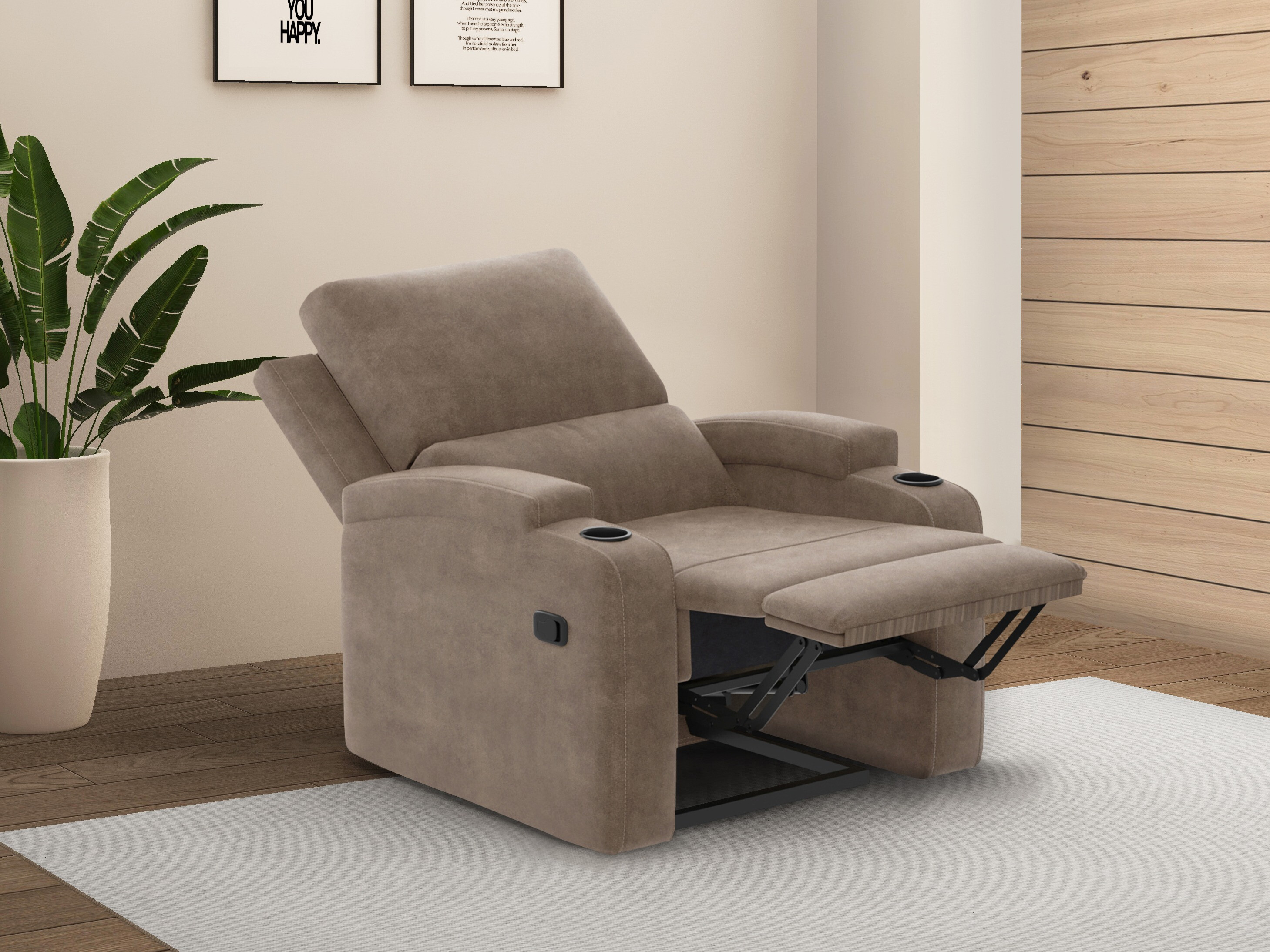 Relaks fotelja Denton 1565 (Taupe)