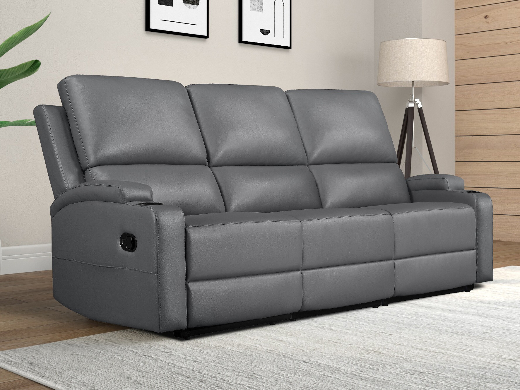 Relaks sofa Denton 1566 (Sivo)