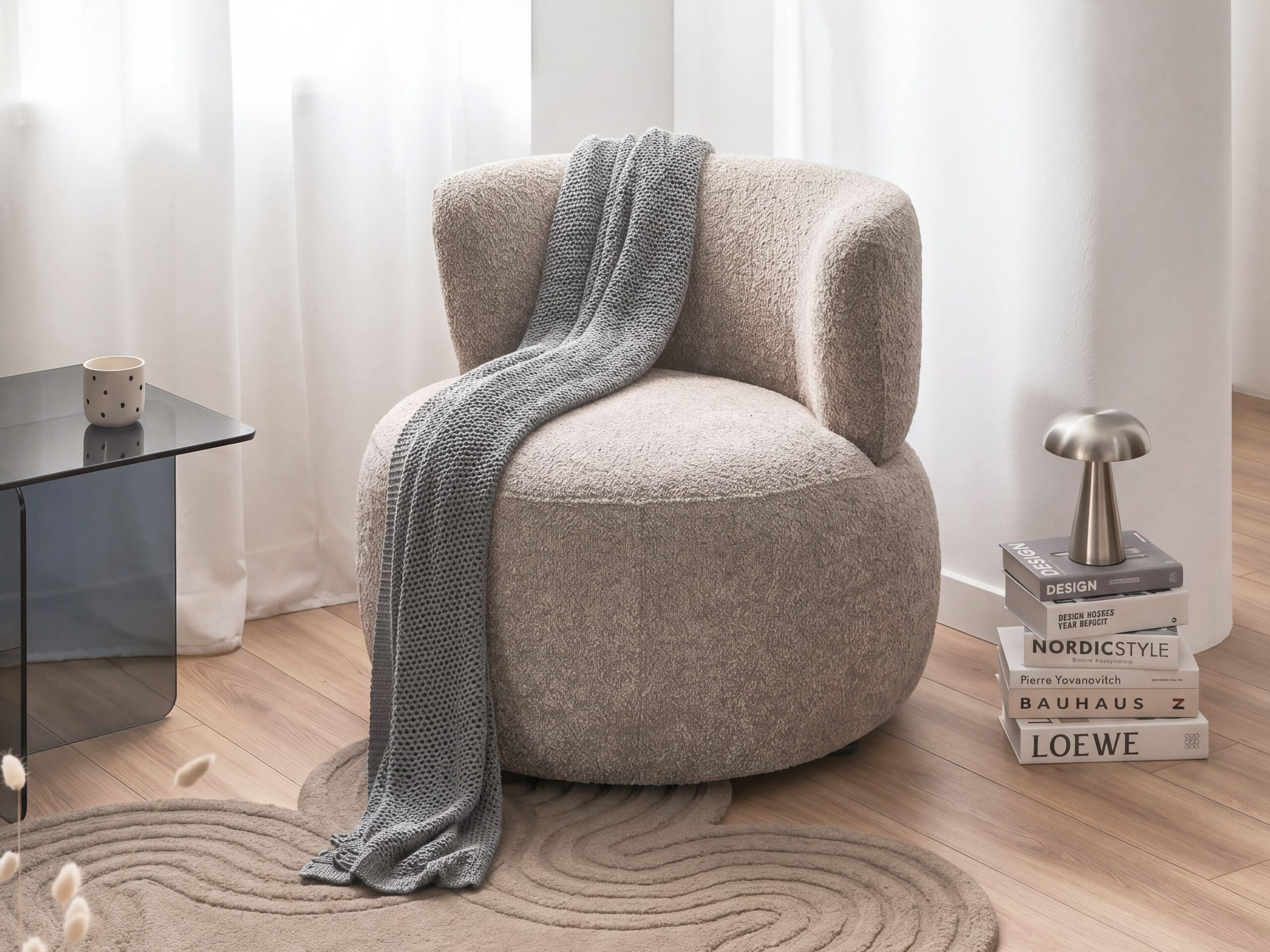 Fotelja Berwyn 3352 (Taupe)