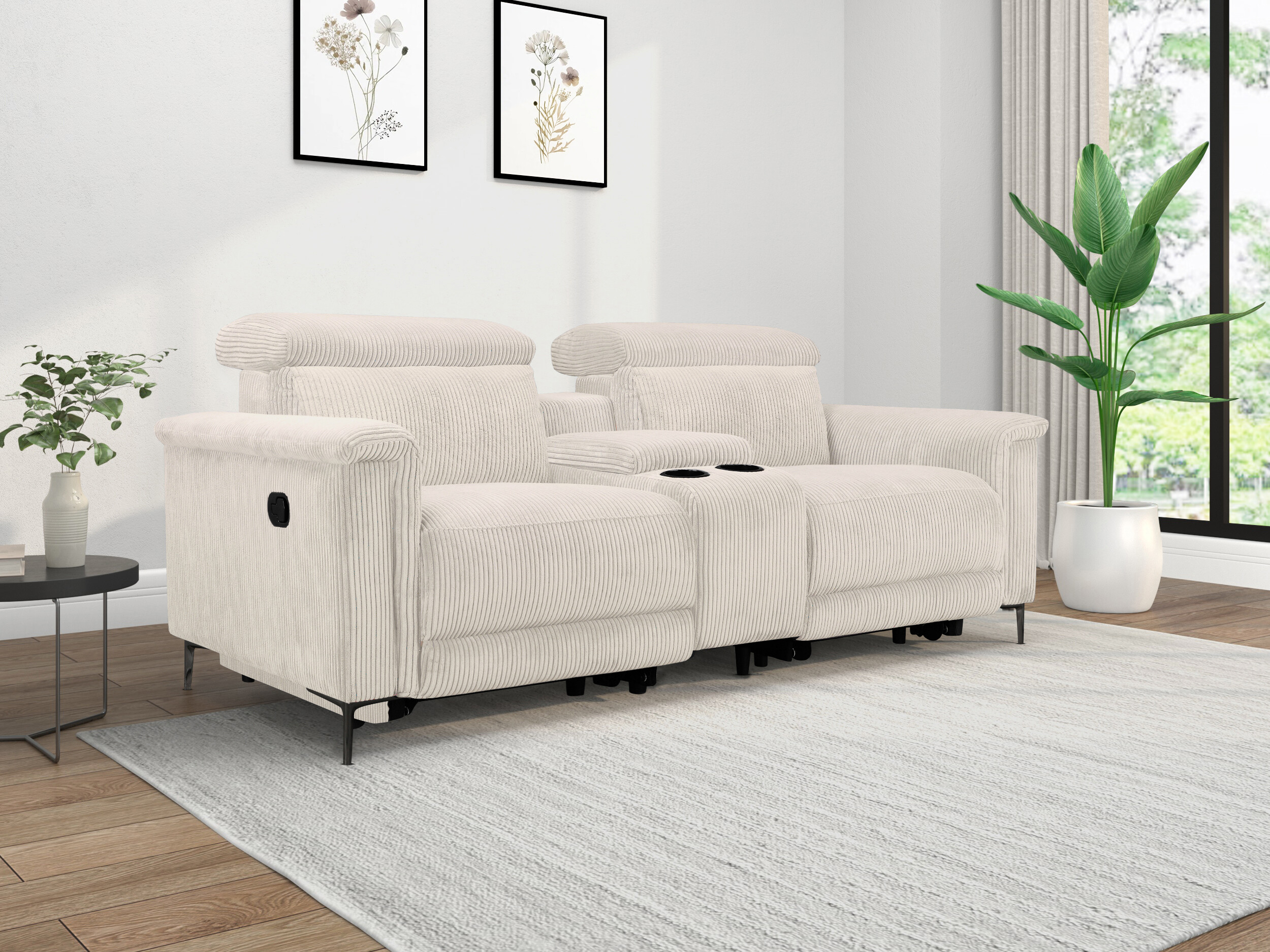 Relaks sofa Evamare 101 (Krem)