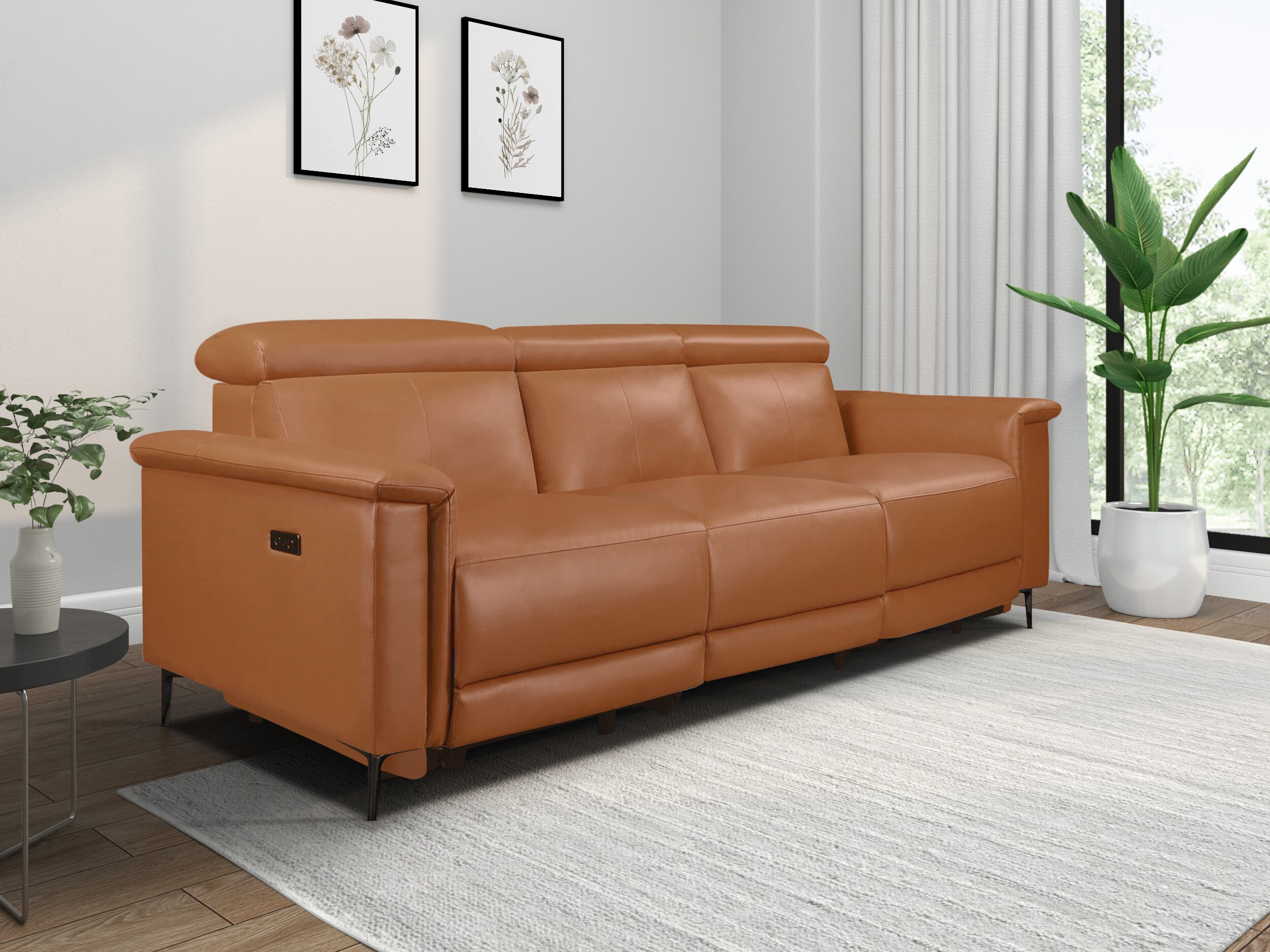 Relaks sofa Evamare 103 (Smeđa)