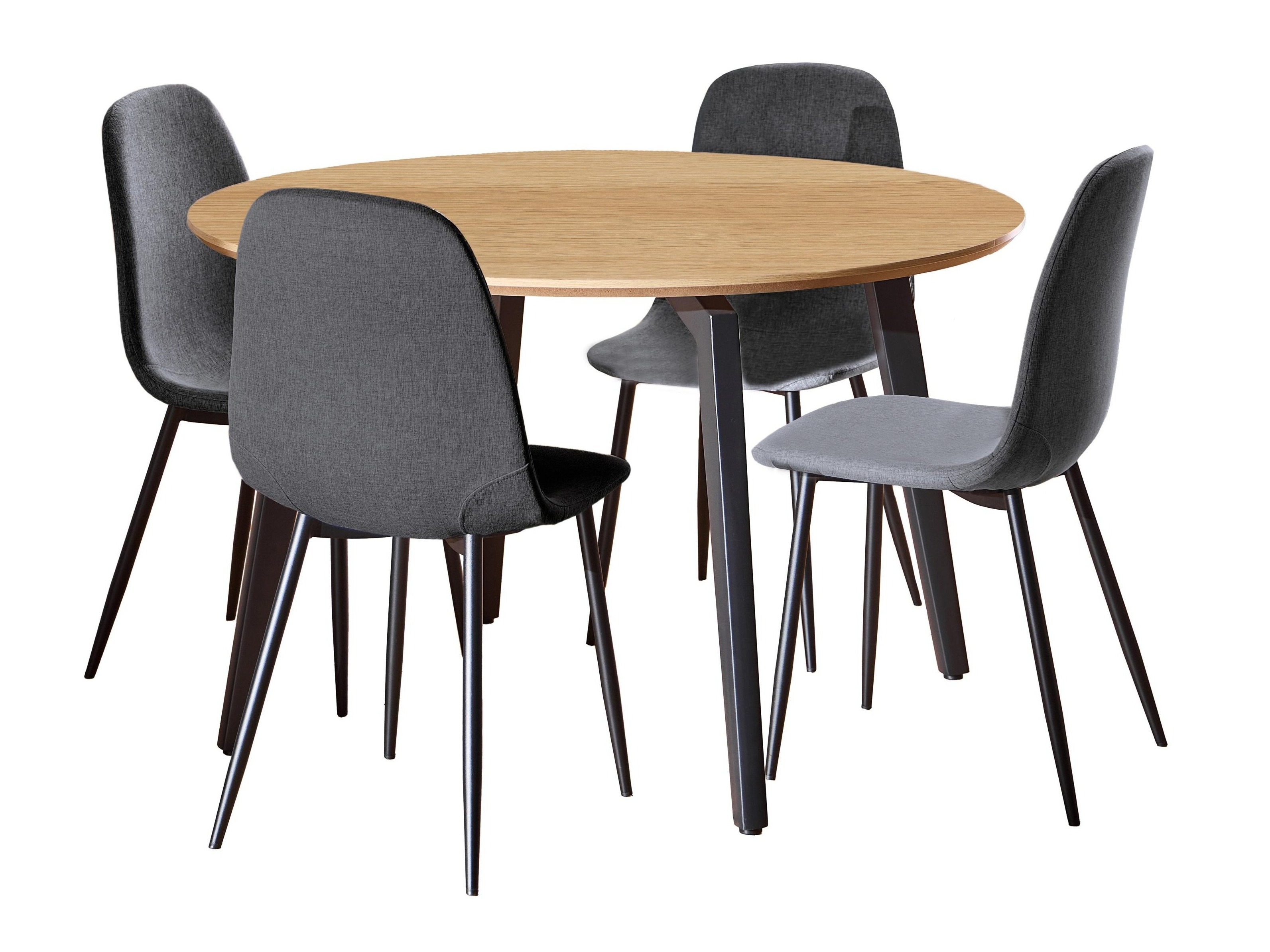 Trpezarijski set Norsica 1008 (Sivo)