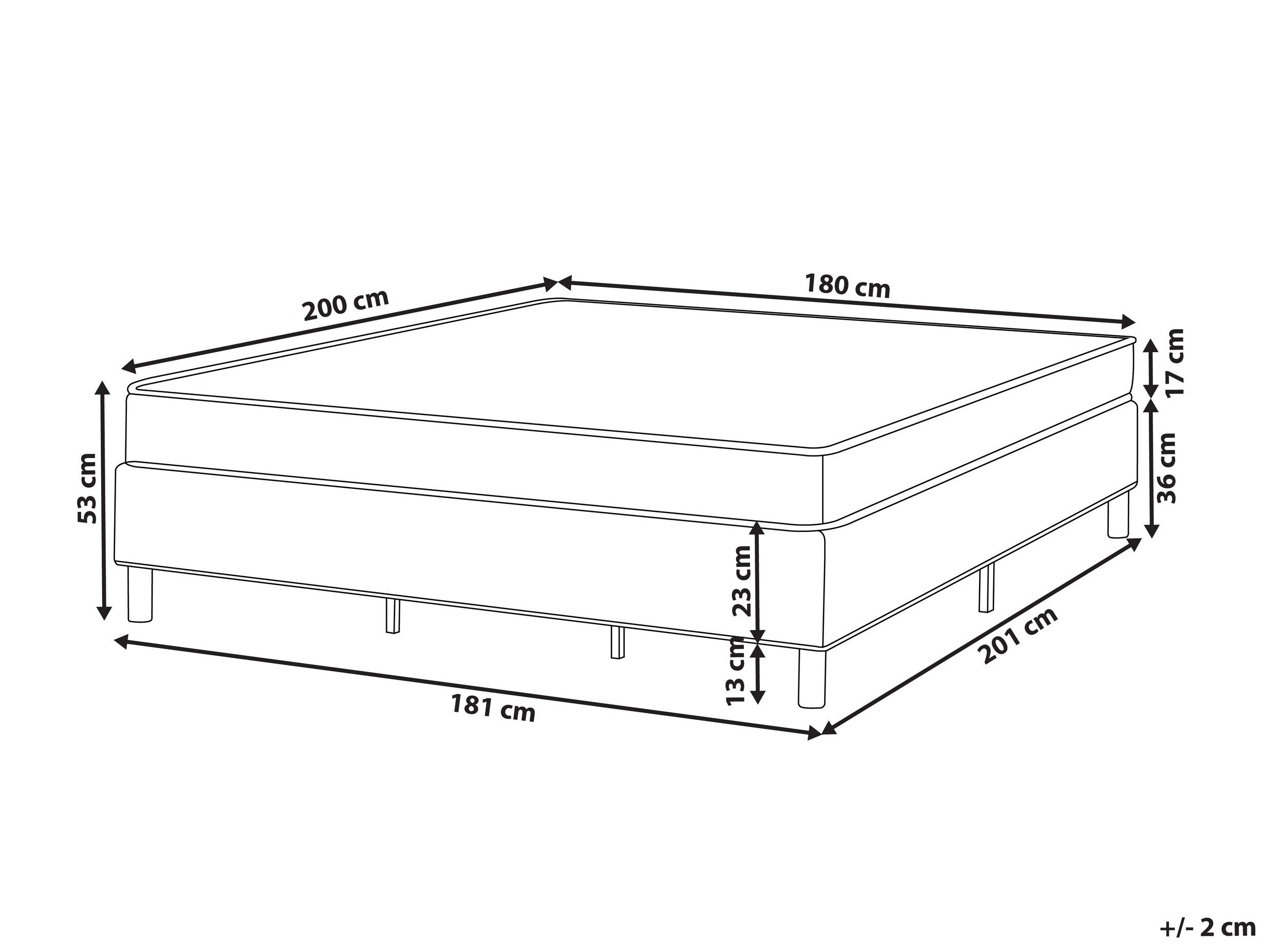 Boxspring krevet Berwyn 3367 (Svetloosiva)