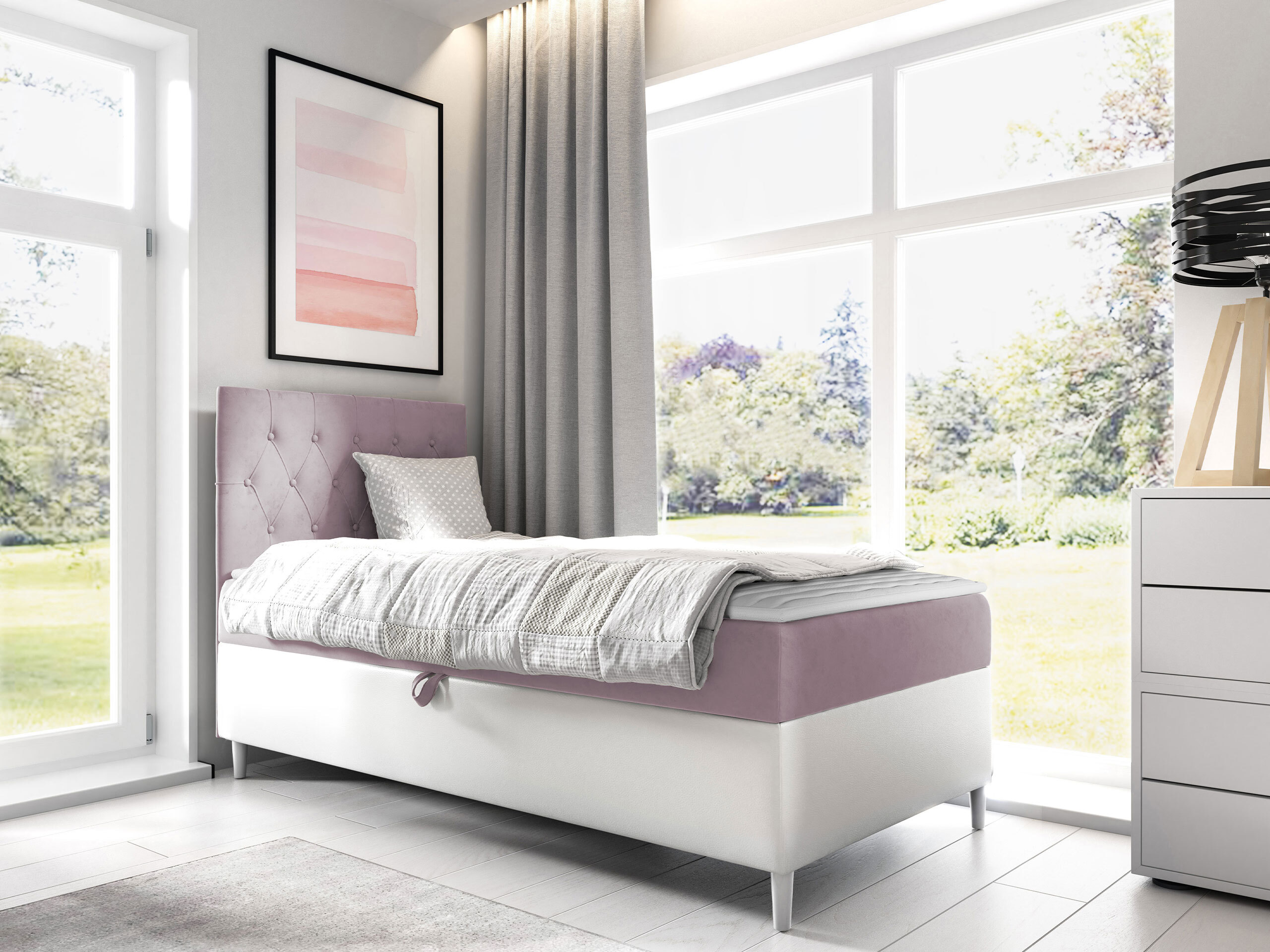 Boxspring krevet Lucus VII (Soft 017 + Fresh 9)