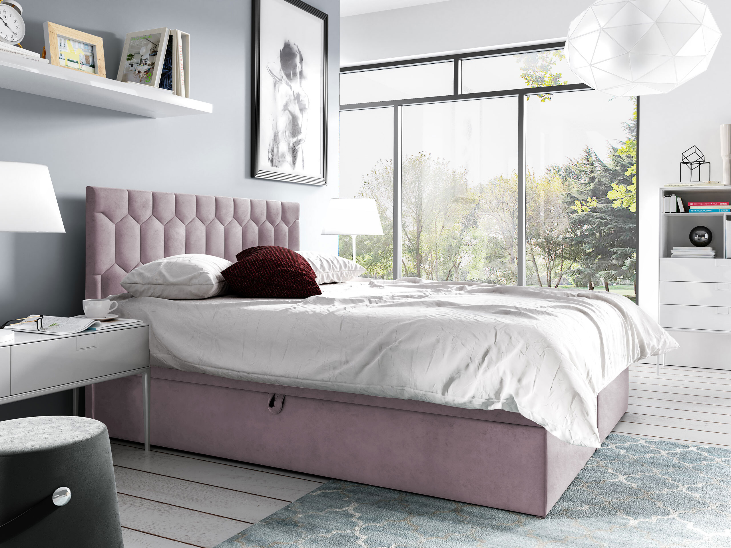 Boxspring krevet Pons III (Fresh 9)