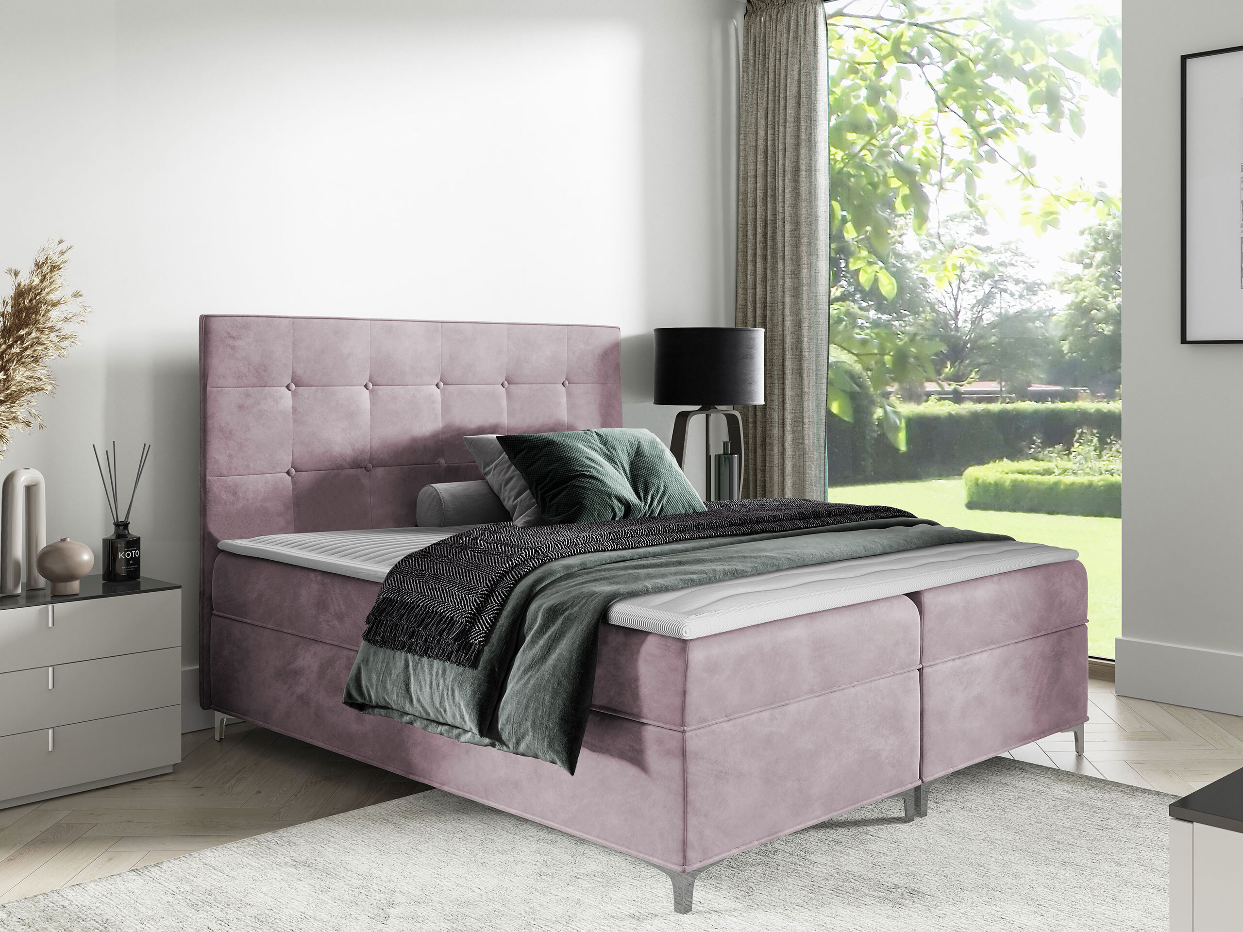 Boxspring krevet Porta (Fresh 9)