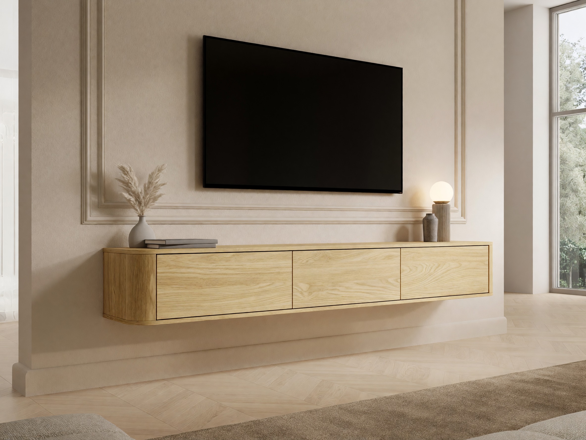 TV komoda Claritas (Hrast)