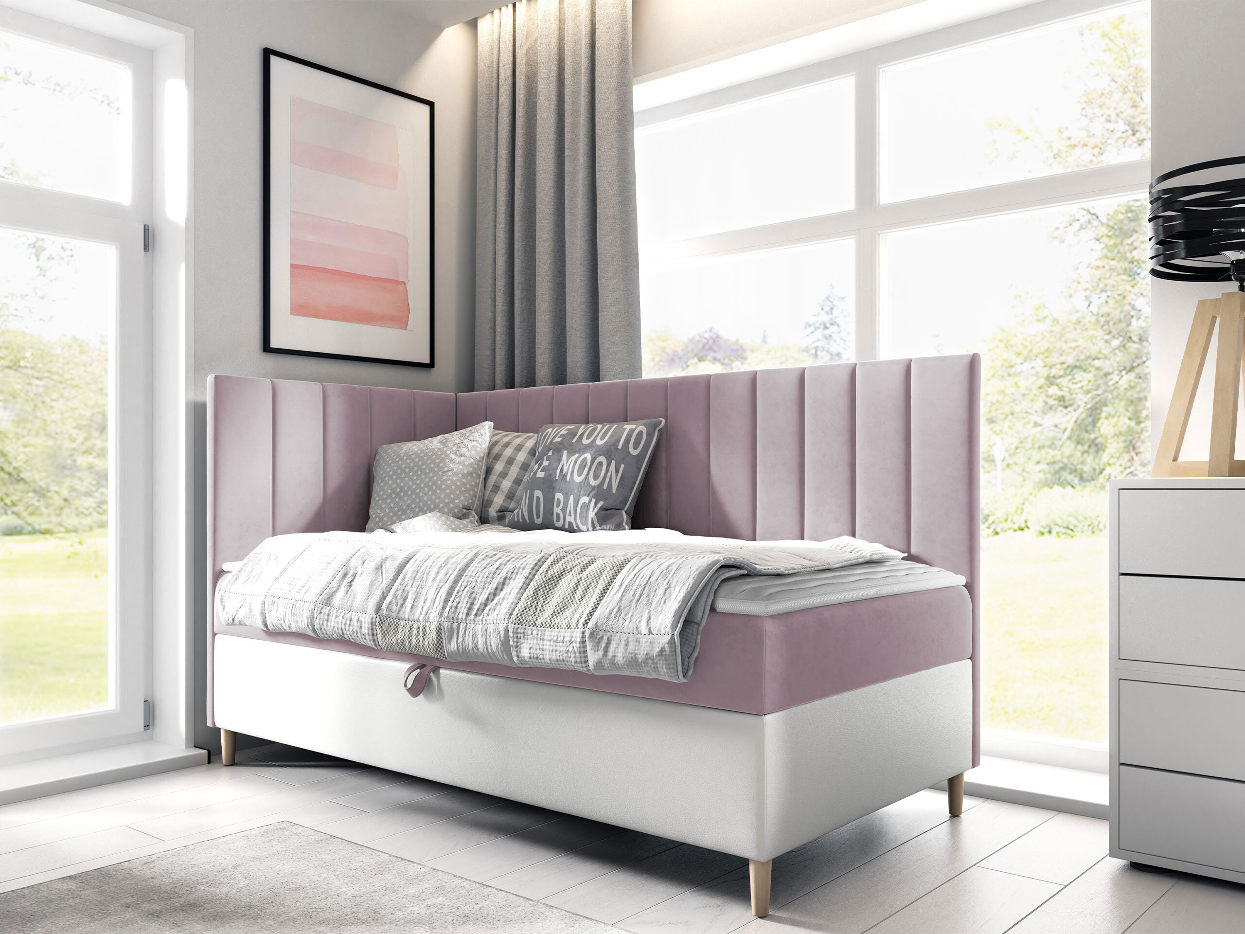 Boxspring krevet Lucus (Soft 017 + Fresh 9)
