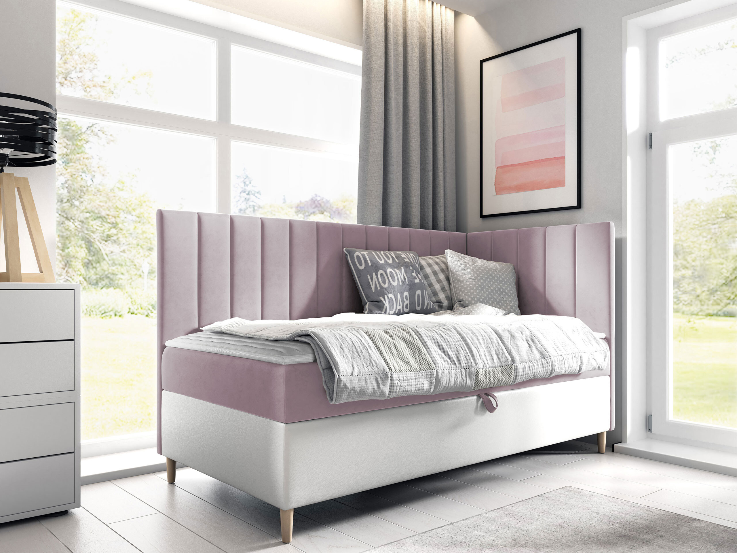 Boxspring krevet Lucus (Soft 017 + Fresh 9)