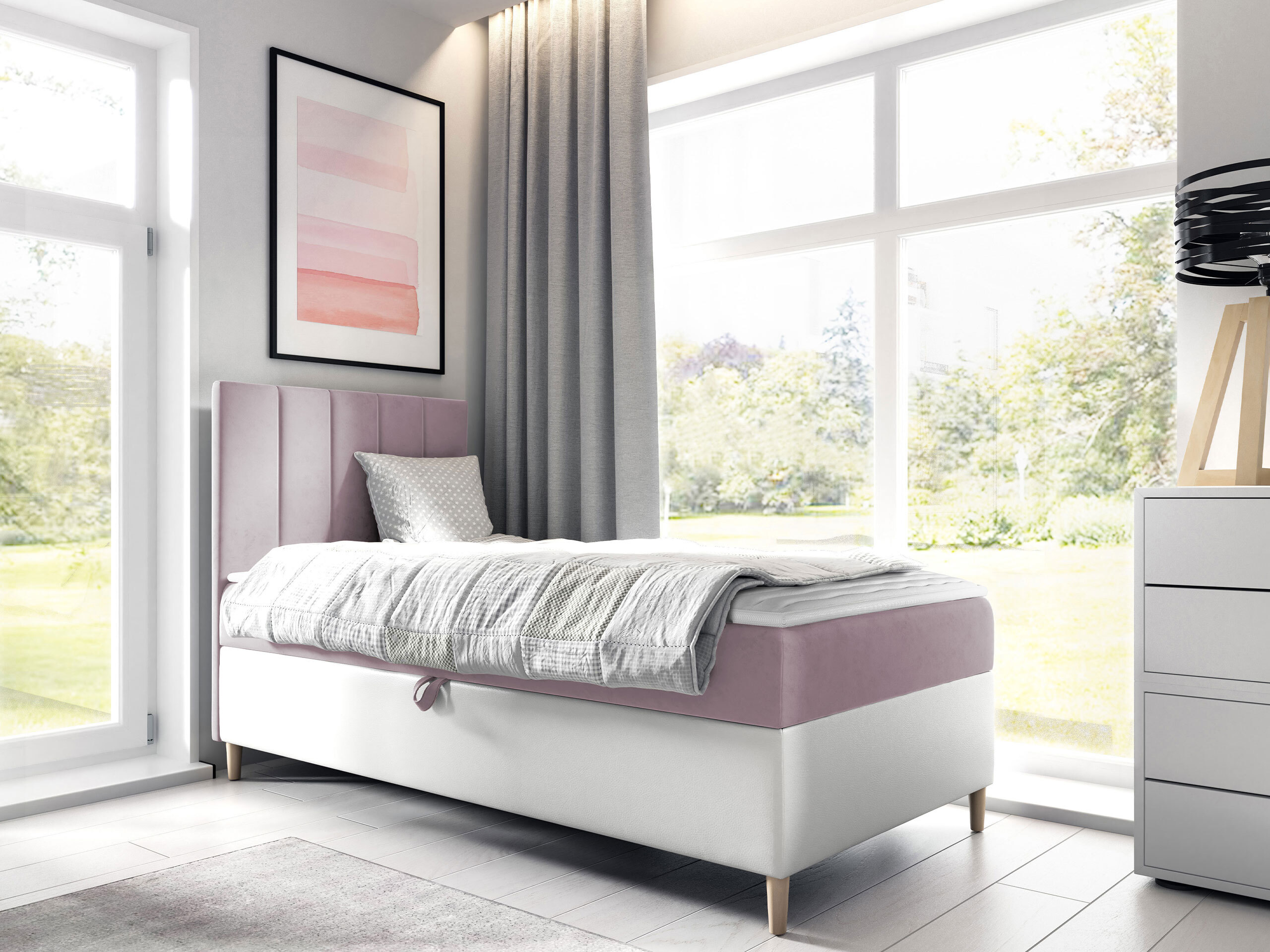Boxspring krevet Lucus VI (Soft 017 + Fresh 9)