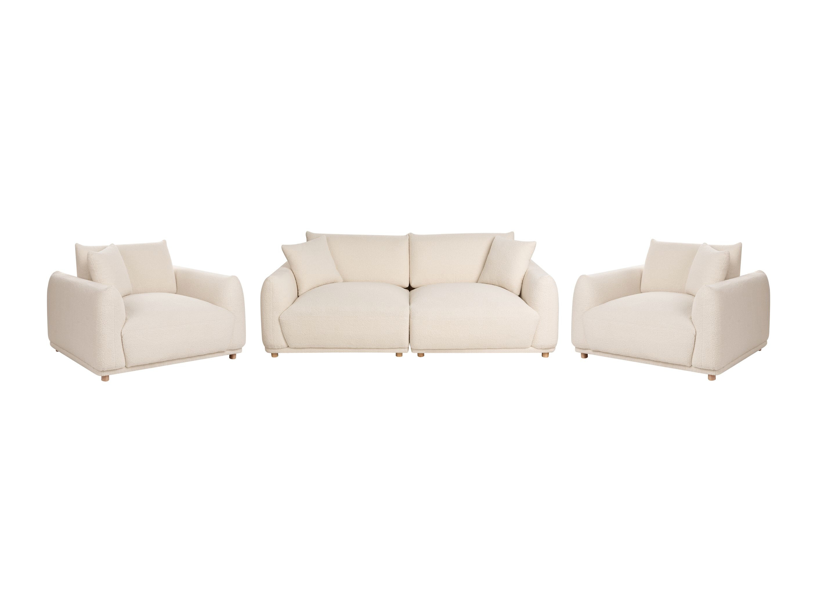 Set tapaciranog nameštaja Berwyn 3382 (Krem)
