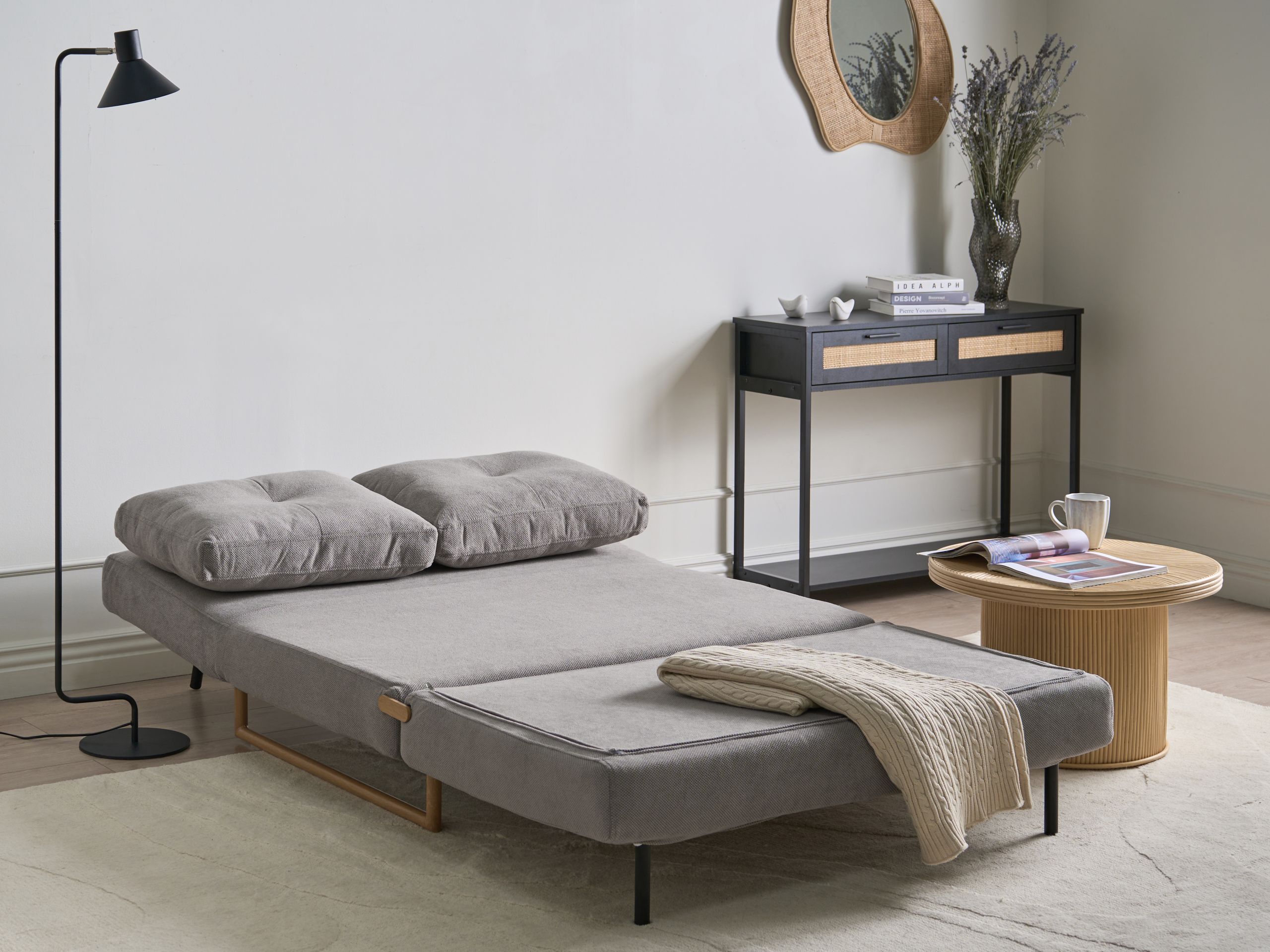 Sofa na razvlačenje Berwyn 3389 (Svetloosiva)
