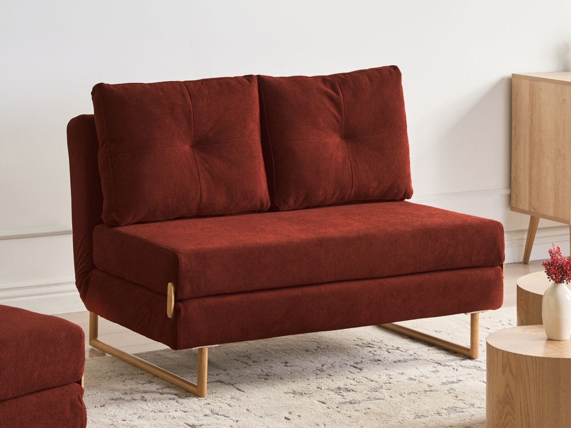 Sofa na razvlačenje Berwyn 3389 (Crvena)