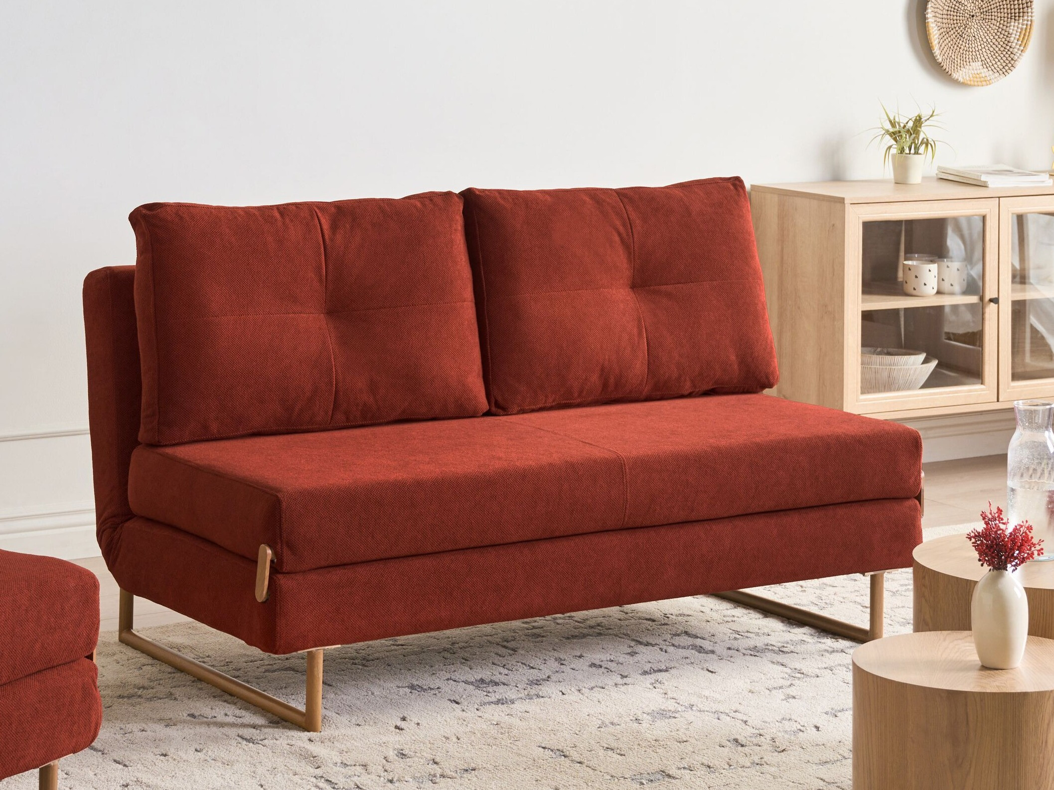 Sofa na razvlačenje Berwyn 3405 (Crvena)