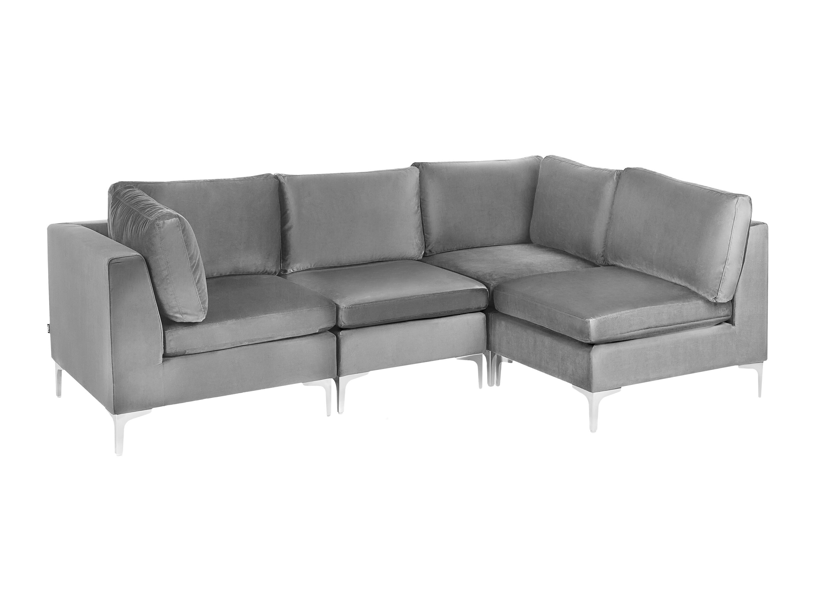 Modularna ugaona garnitura Dorleve 100 (Sivo)