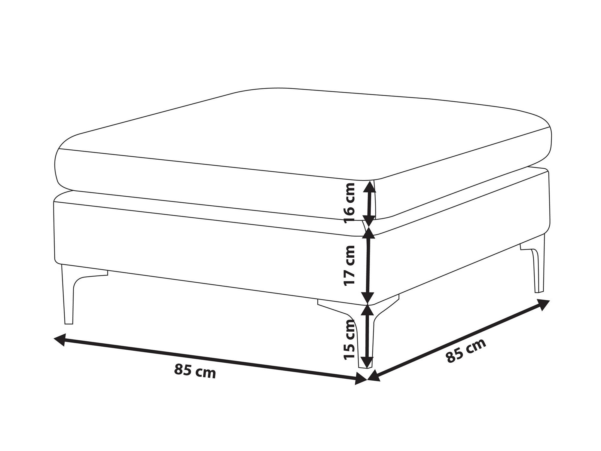 Tabure Dorleve 101 (Sivo)