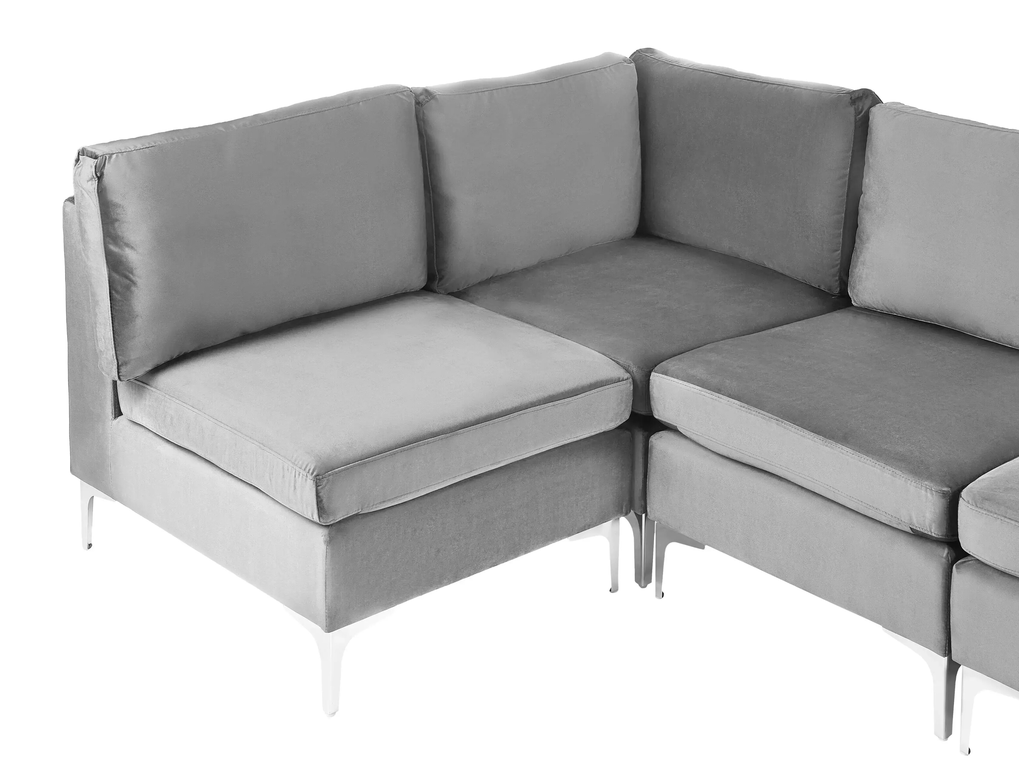 Modularna ugaona garnitura Dorleve 104 (Sivo)