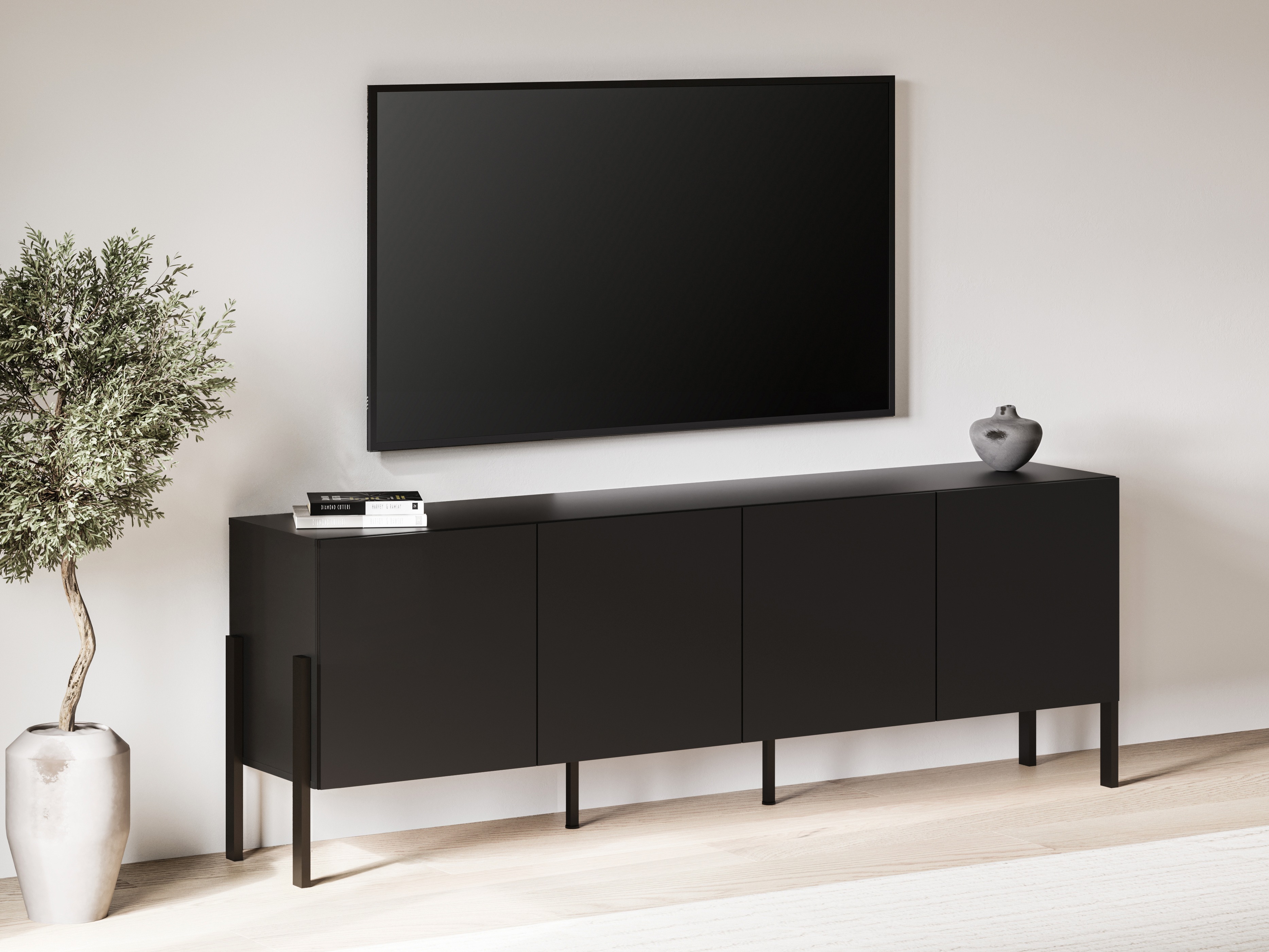 TV komoda Etsore 100 (Crno)