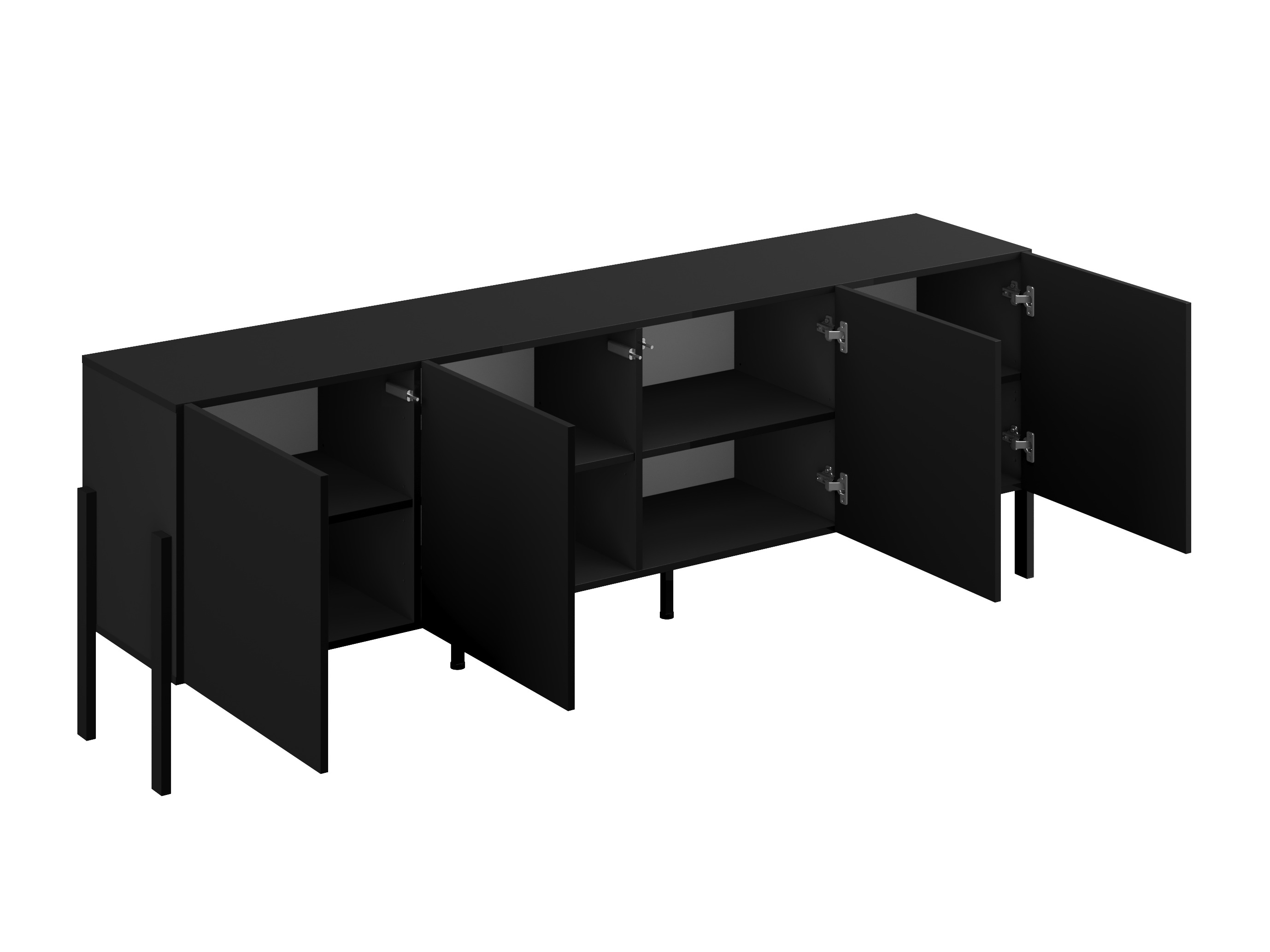 TV komoda Etsore 100 (Crno)