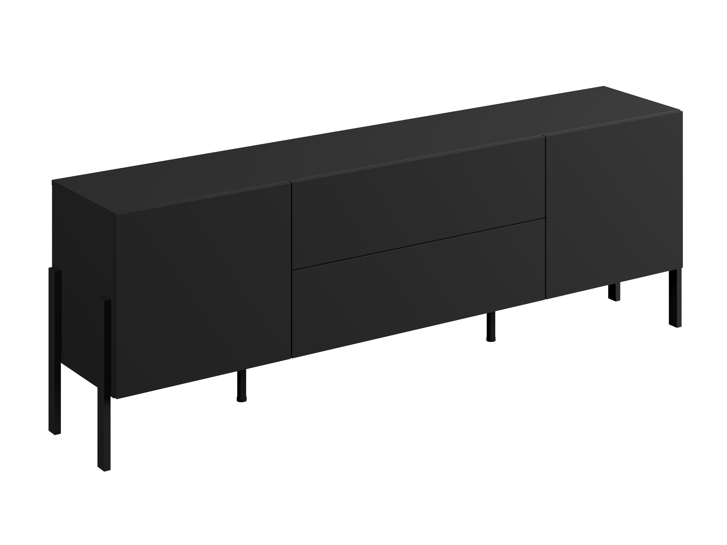 TV komoda Etsore 102 (Crno)