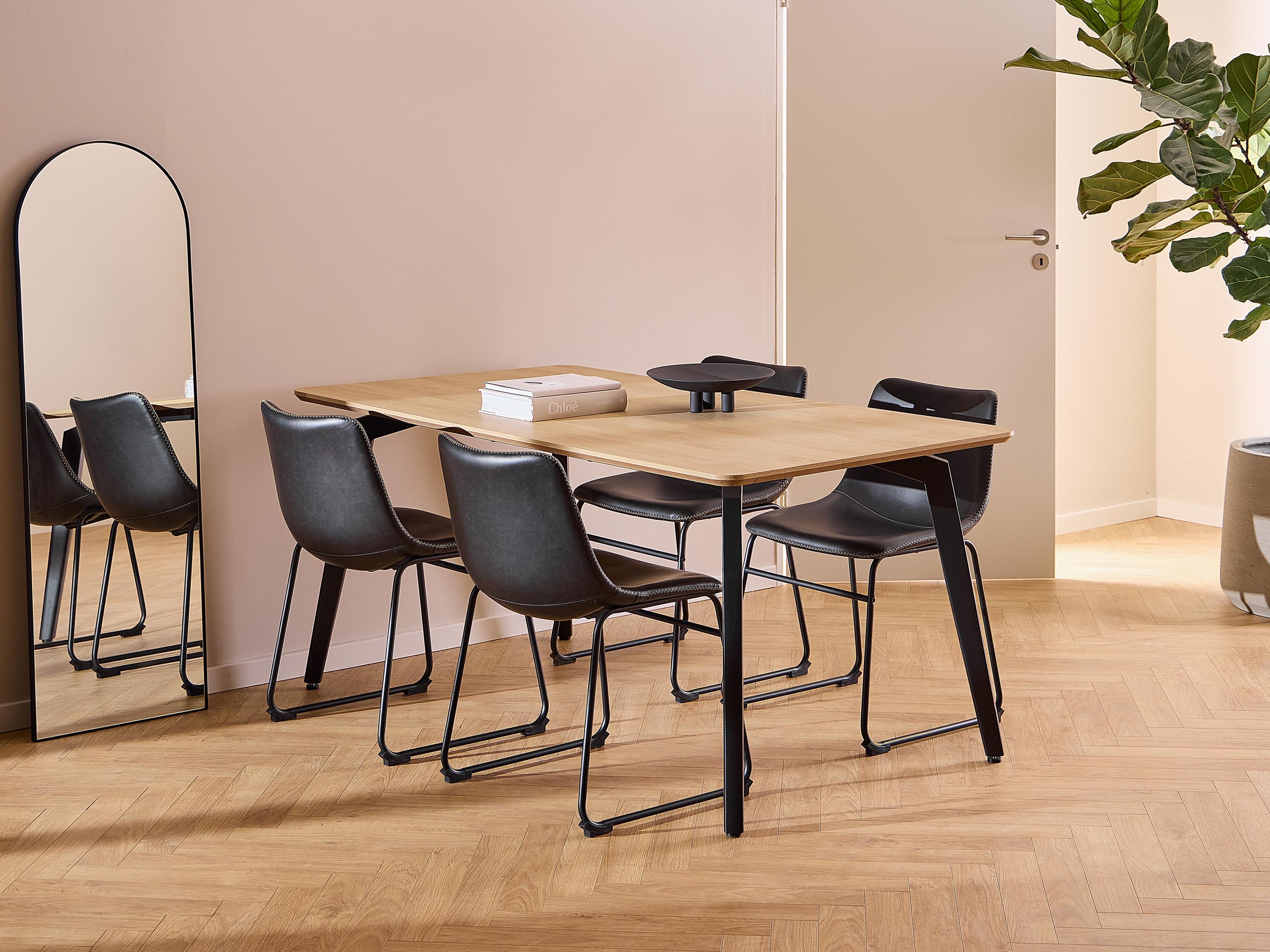 Trpezarijski set Norsica 1096 (Crno)