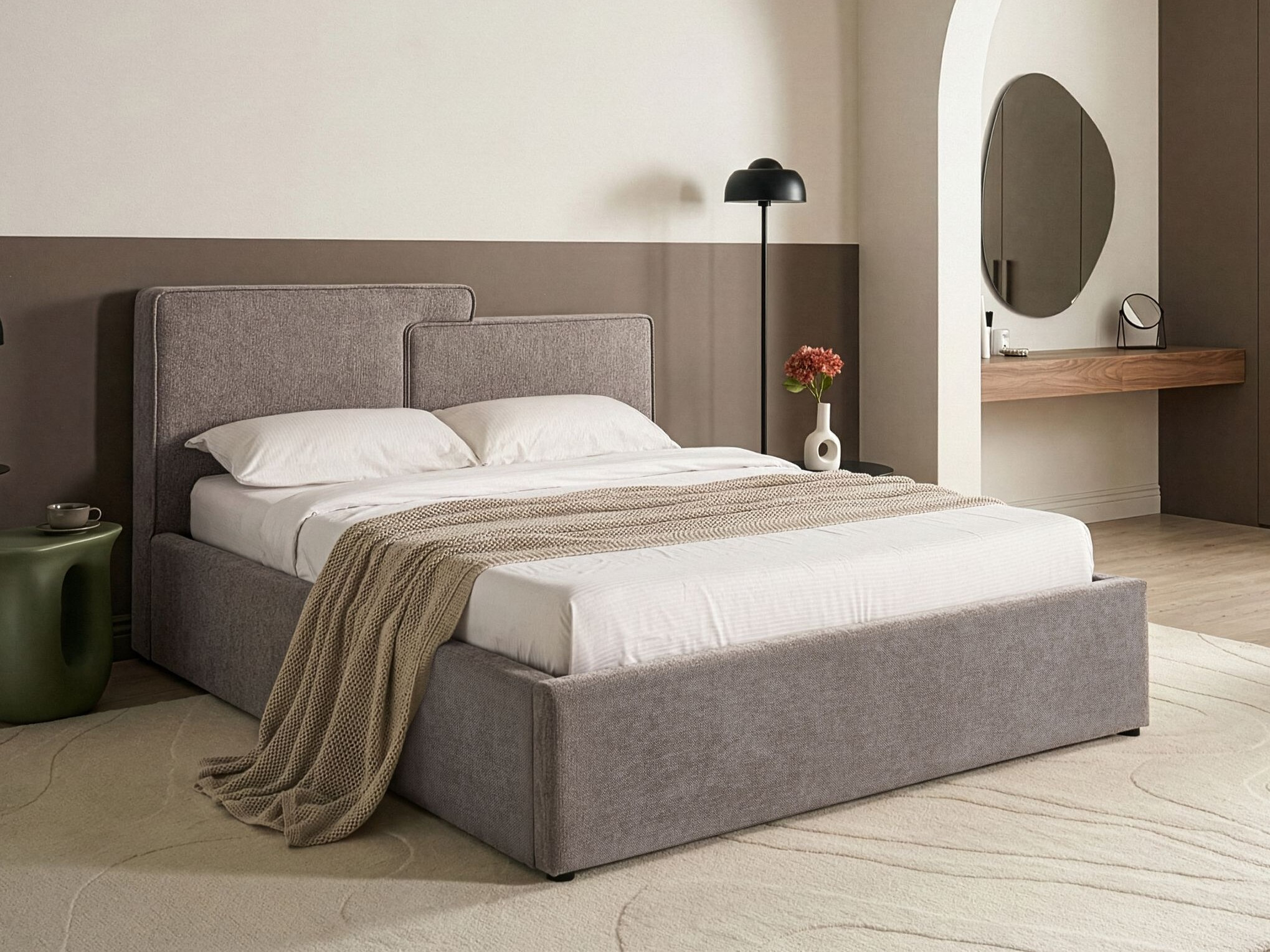 Krevet Berwyn 3437 (Taupe)