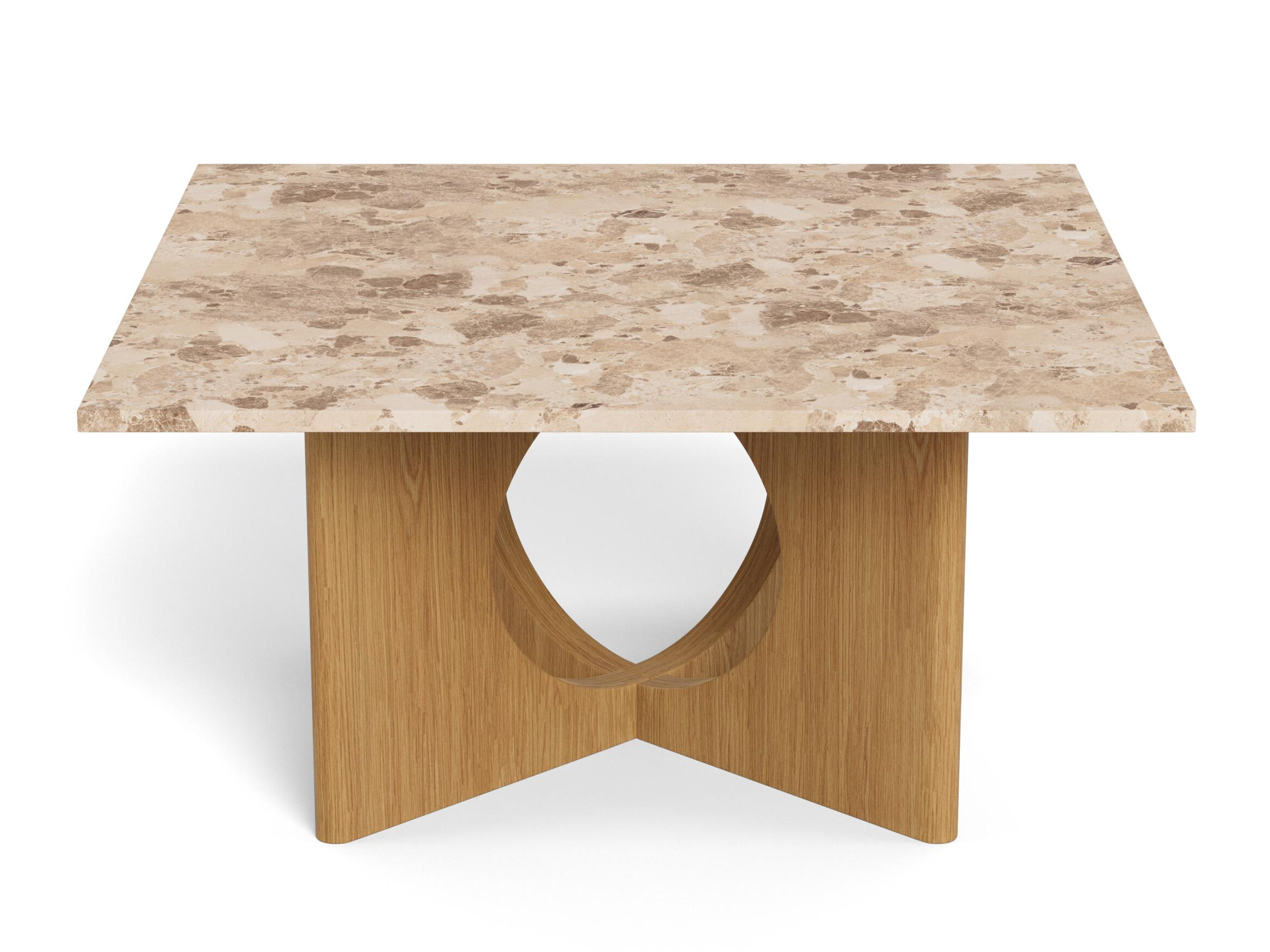 Stočić za kafu Norsica 1098 (Hrast + Smeđi mermer)